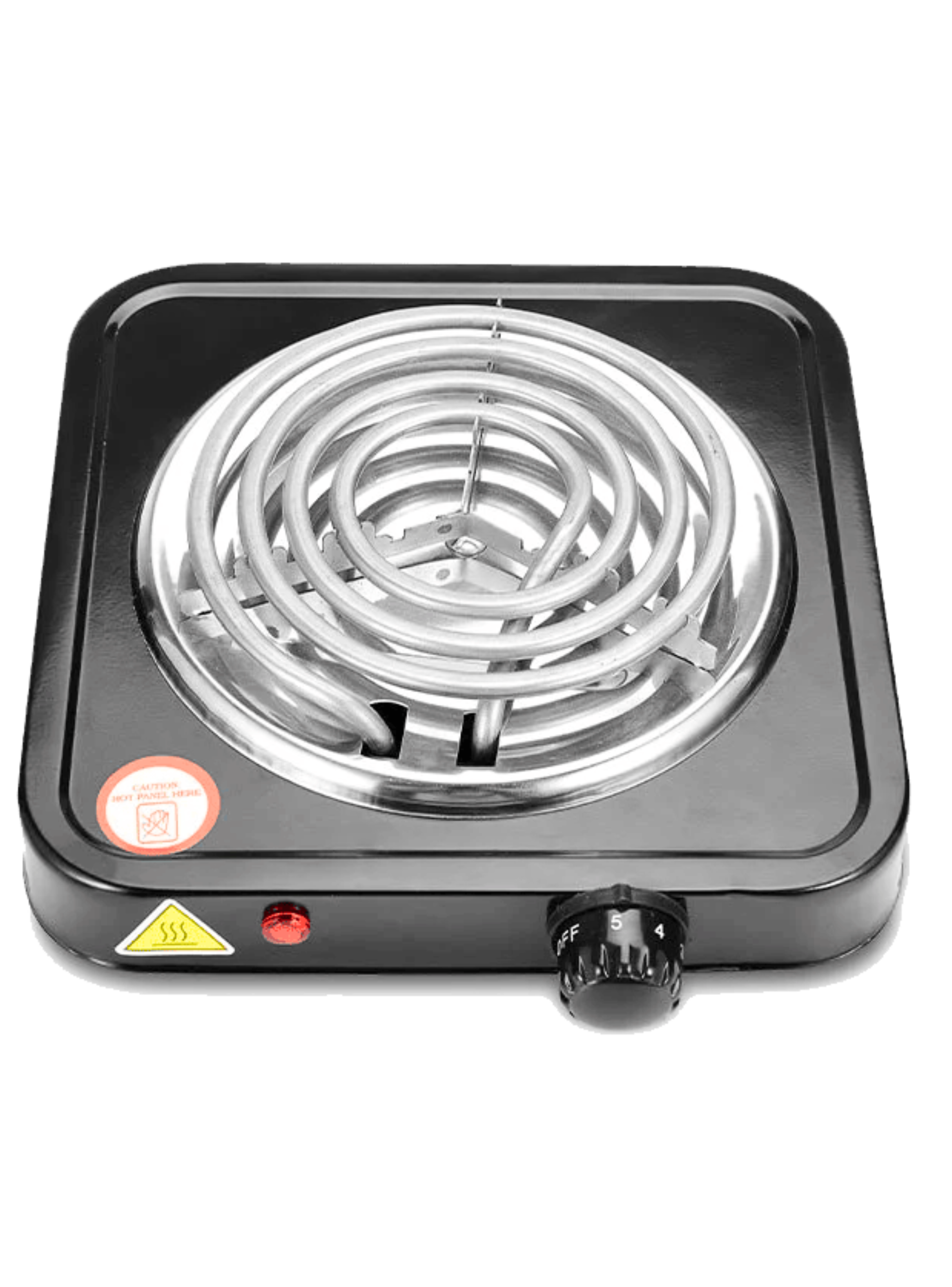 Cocina Cocinilla 1 Plato Eléctrica Potente 1000 W Negra-0