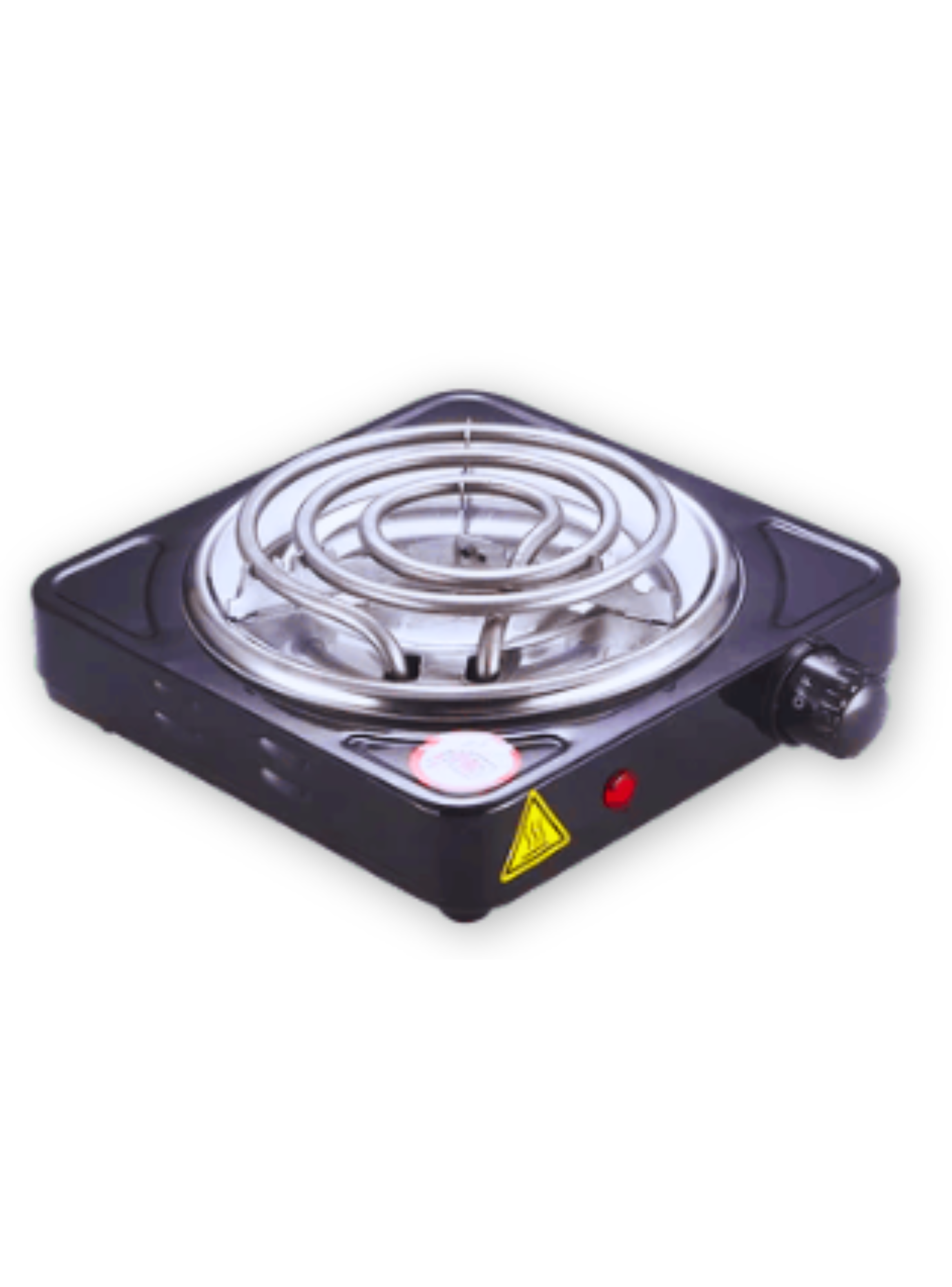 Cocina Cocinilla 1 Plato Eléctrica Potente 1000 W Negra-1