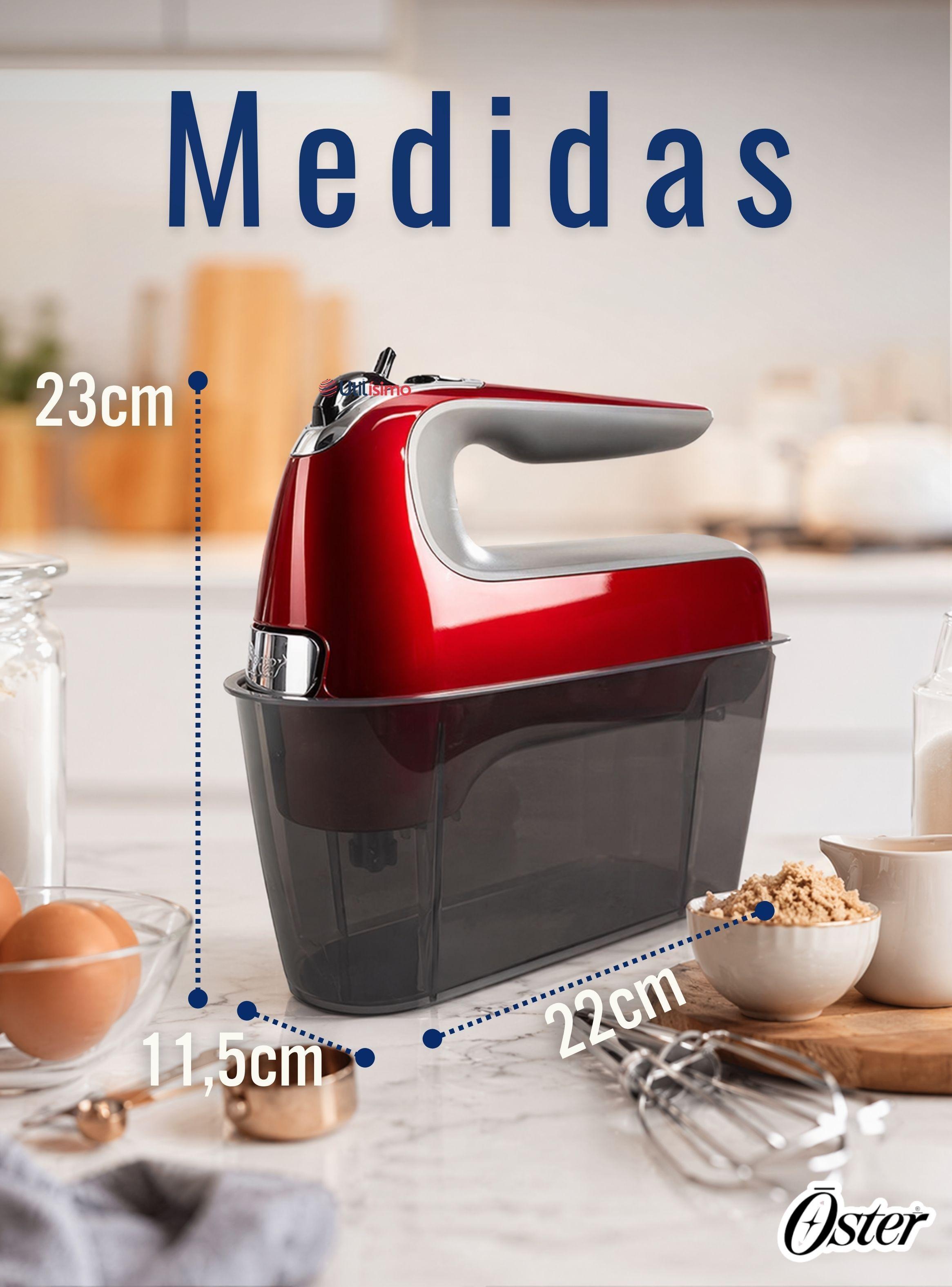 Batidora De Mano Oster® 7 Velocidades y Función Turbo FPSTHM360R-3