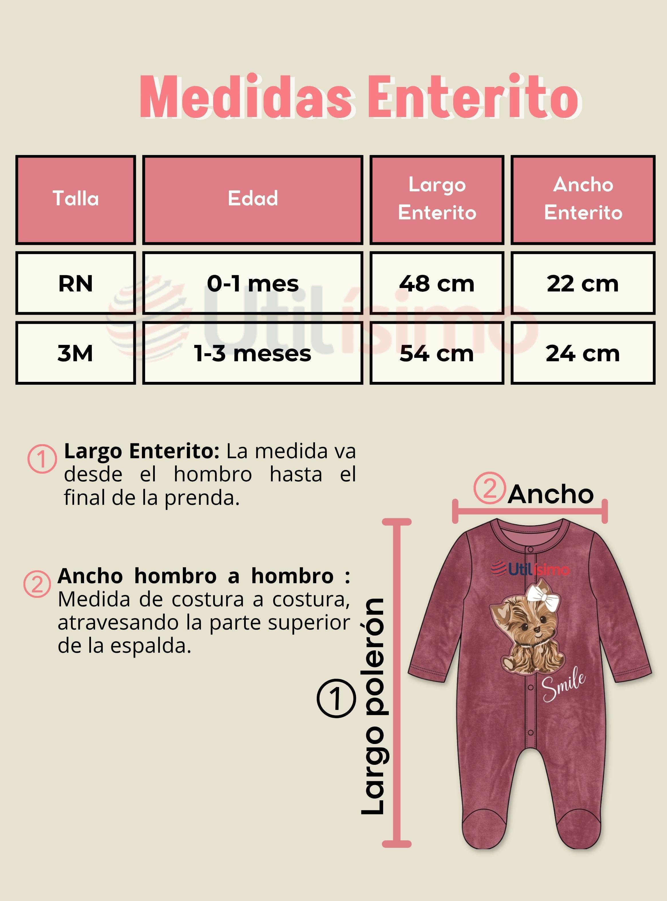 Enterito Tela Plush Rosado de Bebé Niñas-3
