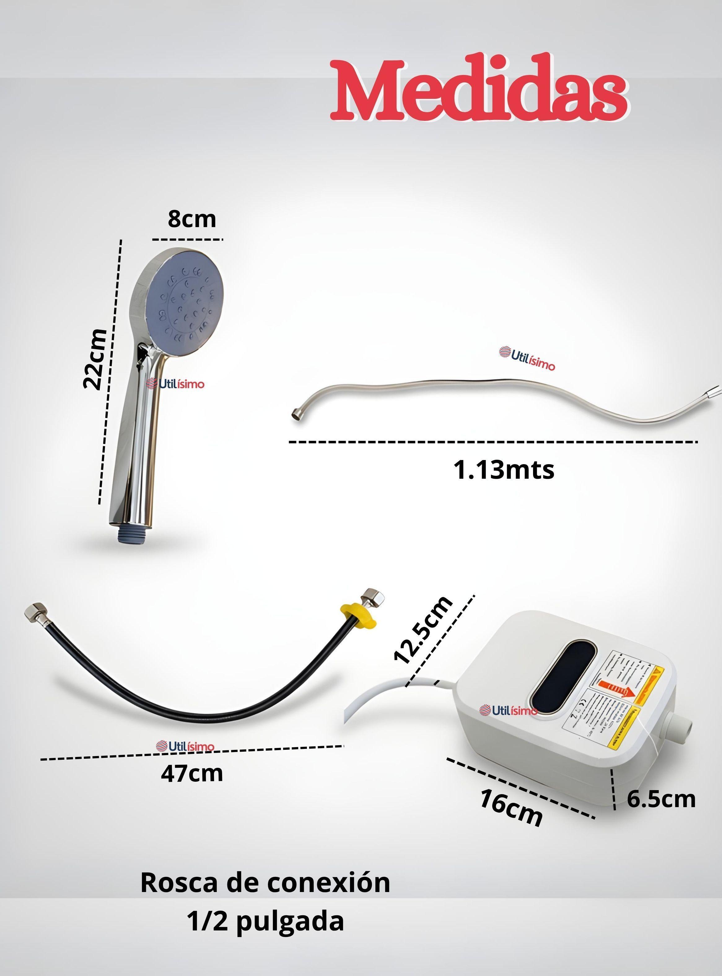 Mini Calentador De Agua Eléctrico Calefón Ducha Caliente 3.500w Potencia Calefónt-1