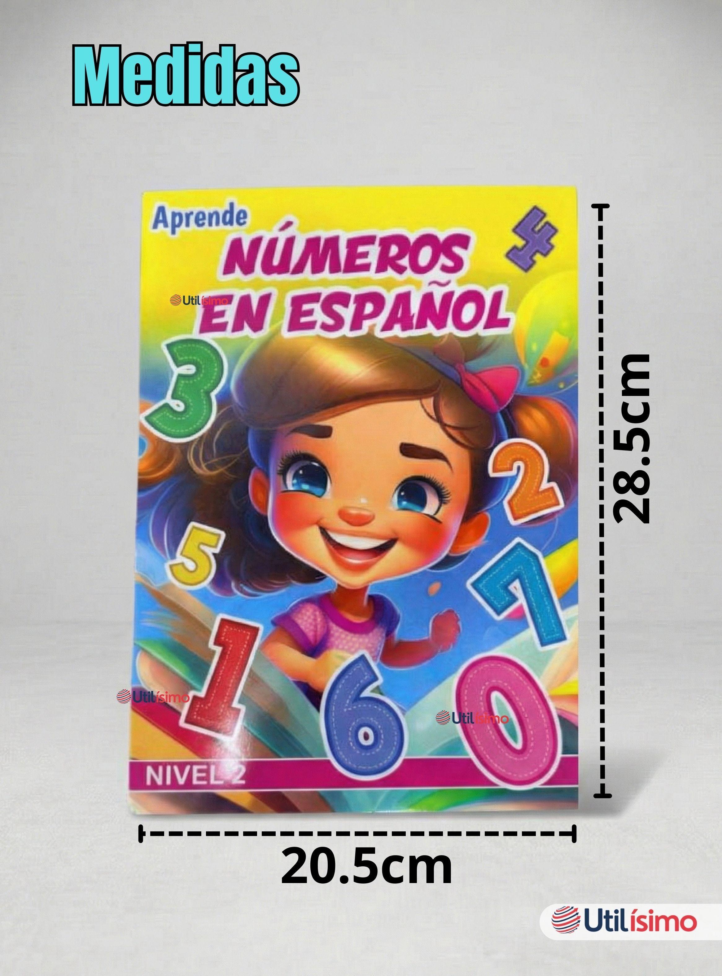 Pack 2 Libros De Aprendizaje Números Español Educativo Diseños Surtidos-2