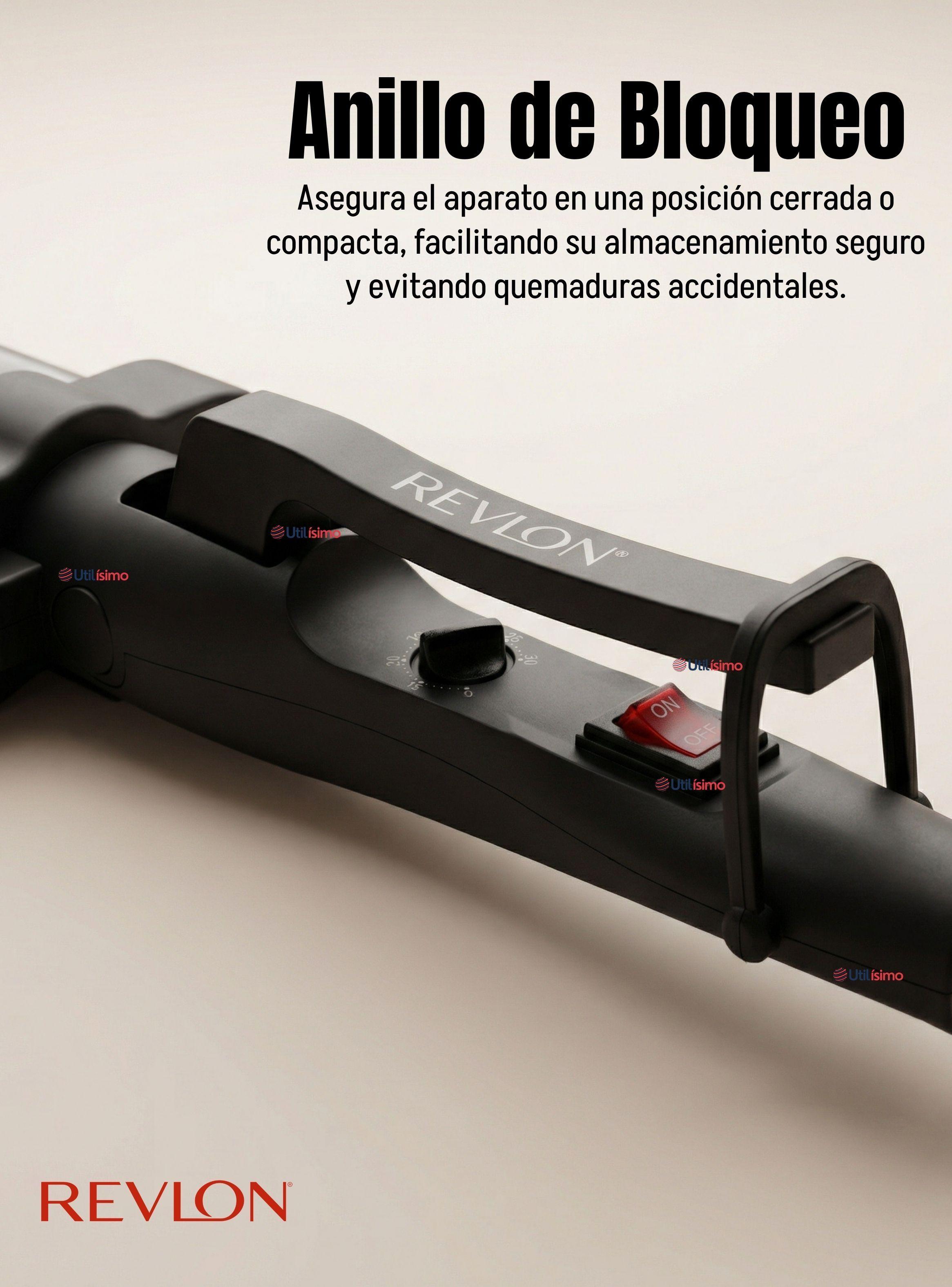 Onduladora De Pelo Revlon Waver Jumbo De 3 Barriles Potencia de 800W -6