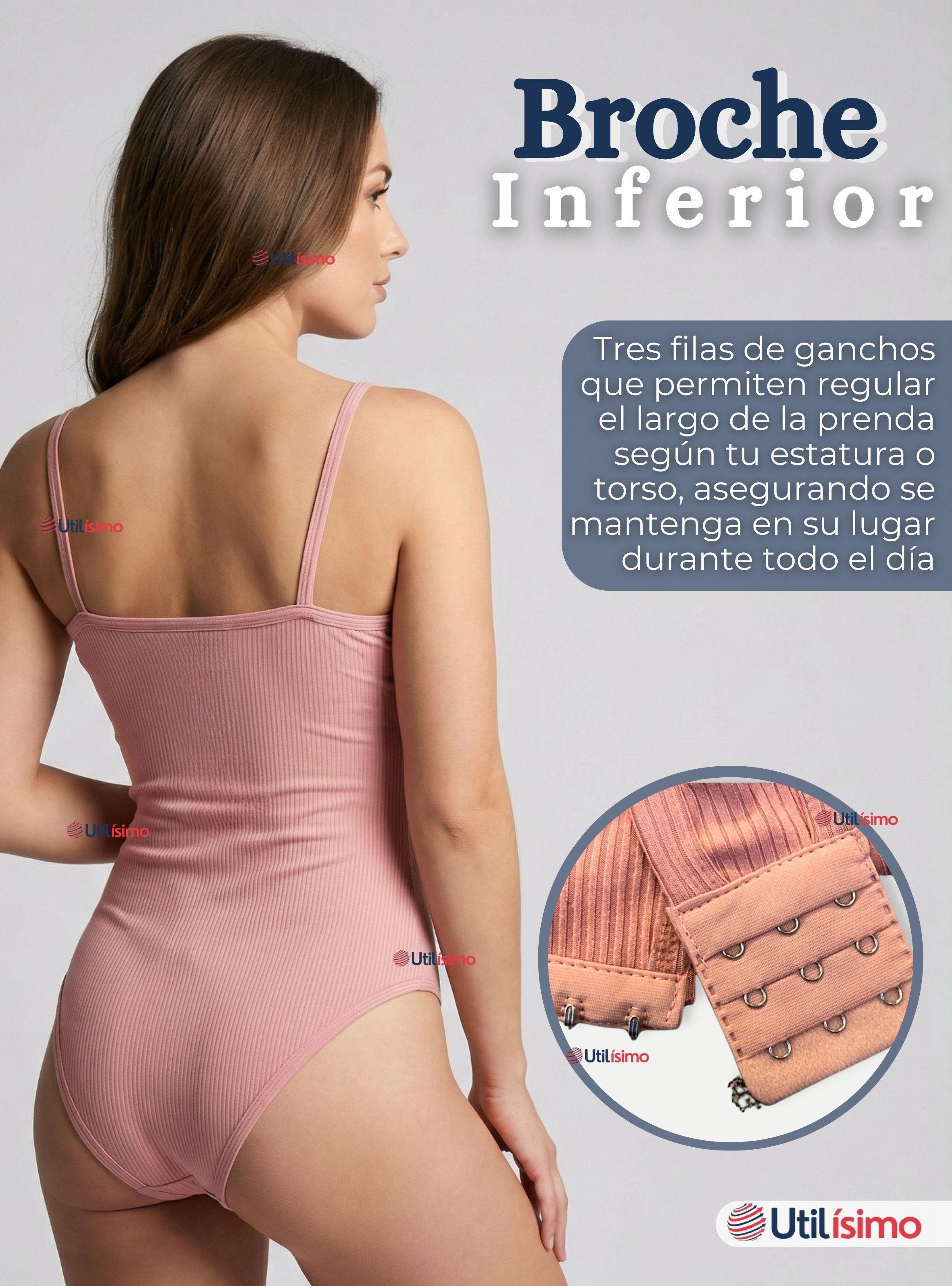 Pack 6 Bodys Con Cierre Delantero Sin Mangas Ligero Sutil de Colores Surtidos Mujer-5