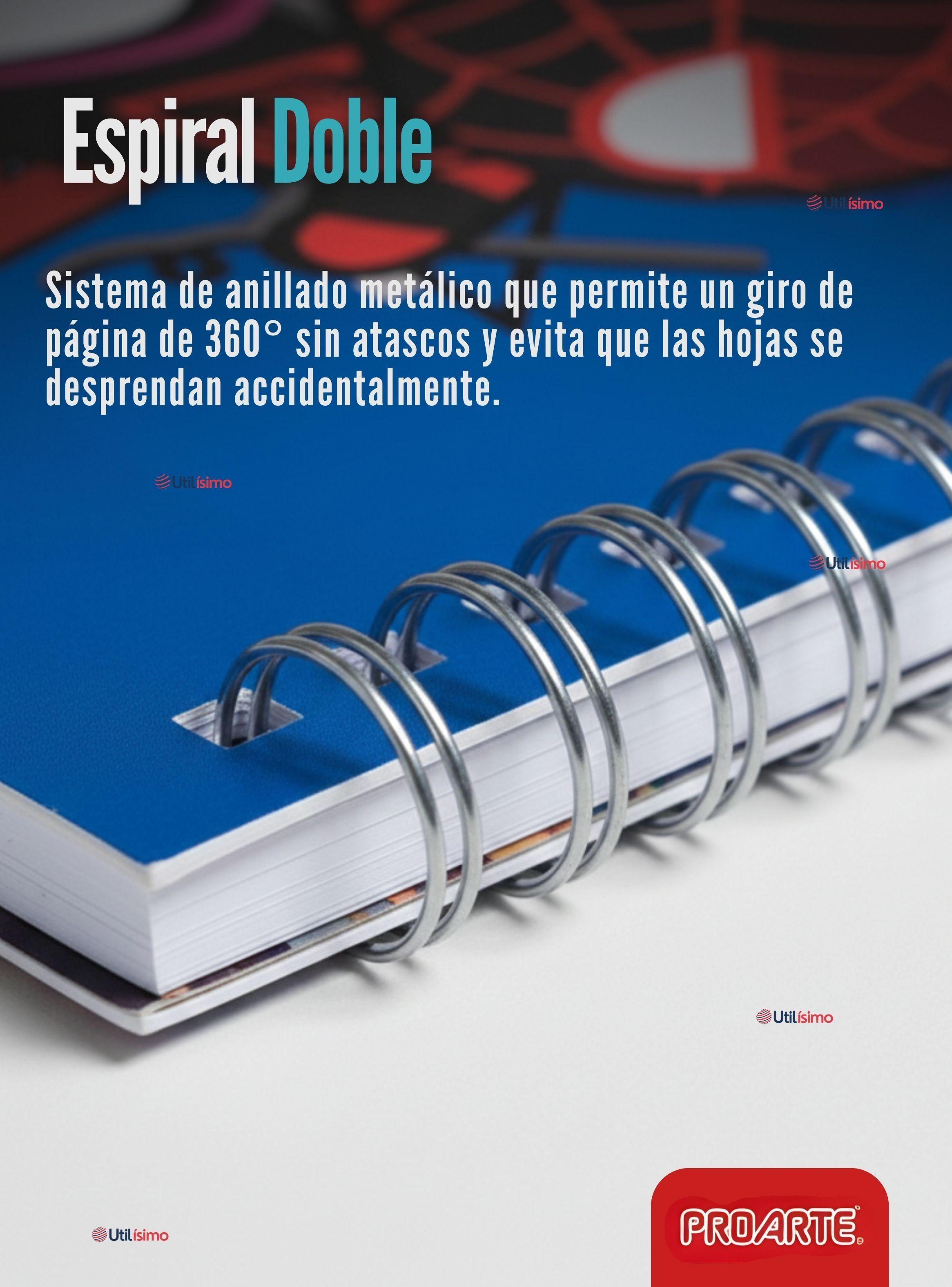 Pack 5 Cuadernos Universitarios Marvel Heroes 100 Hojas Proarte Diseños Surtidos-4