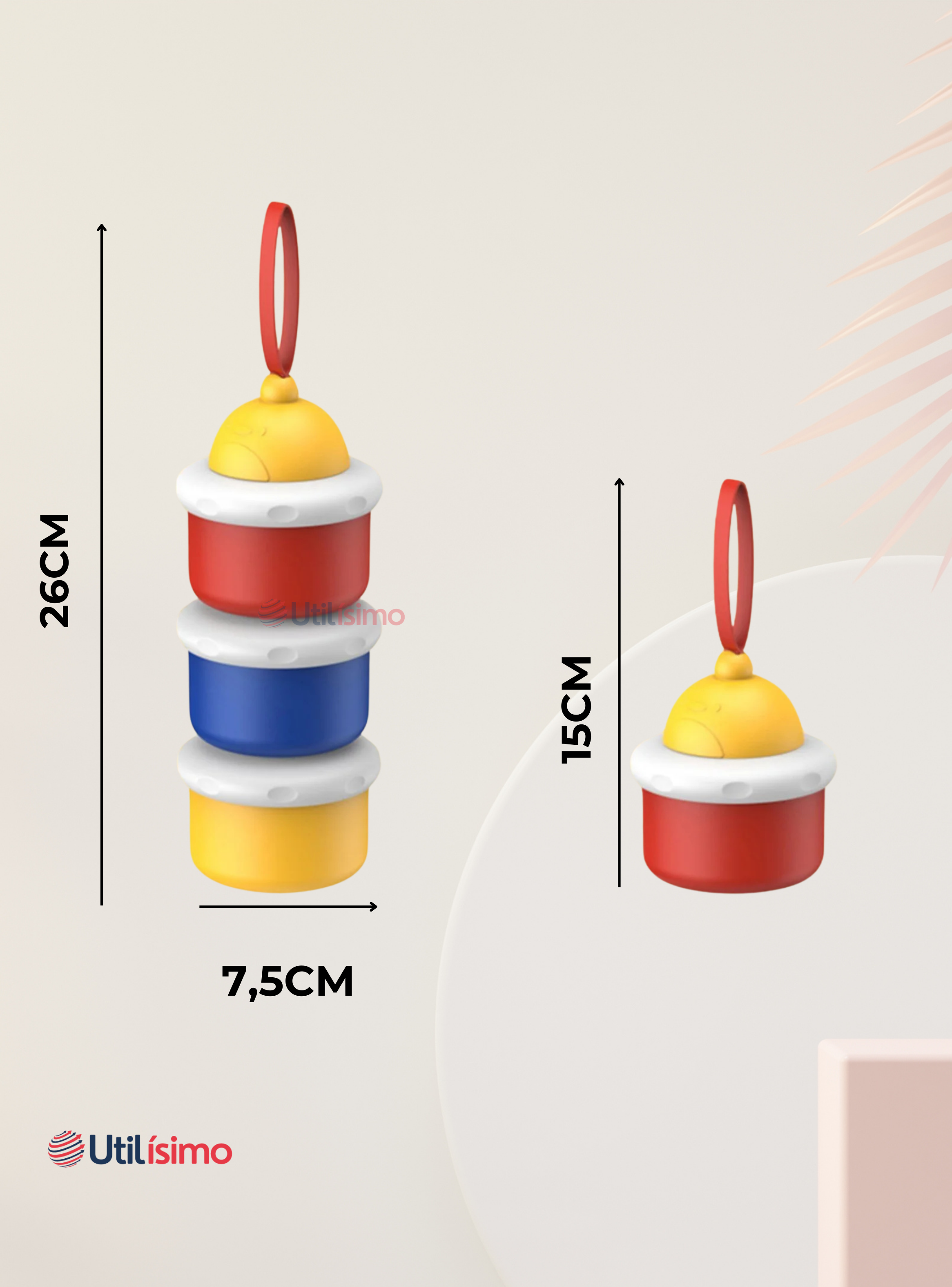 Dispensador De Alimentos Portátil Para Bebés Multicapa Libre de BPA-2