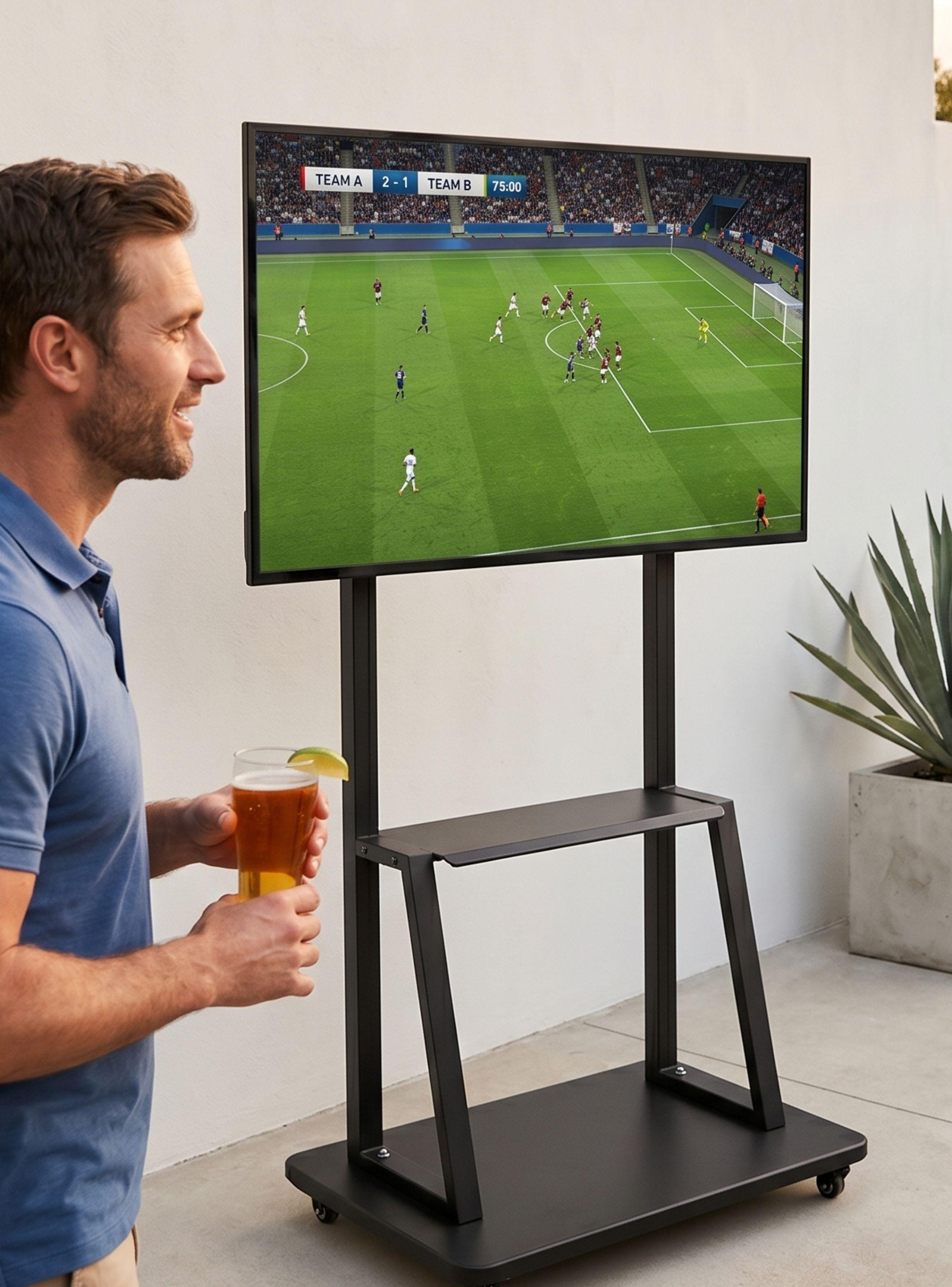 Soporte Base TV Móvil Con Ruedas 32¨ 55´pulgadas 55kg Soporte TV Portátil -1
