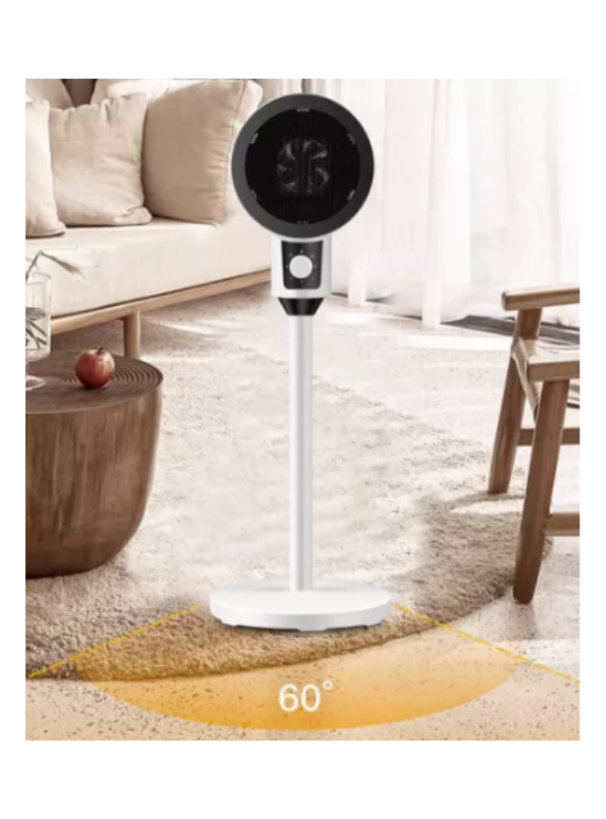 Calefactor Y Ventilador 2 En 1 Alta Potencia 1500w-6