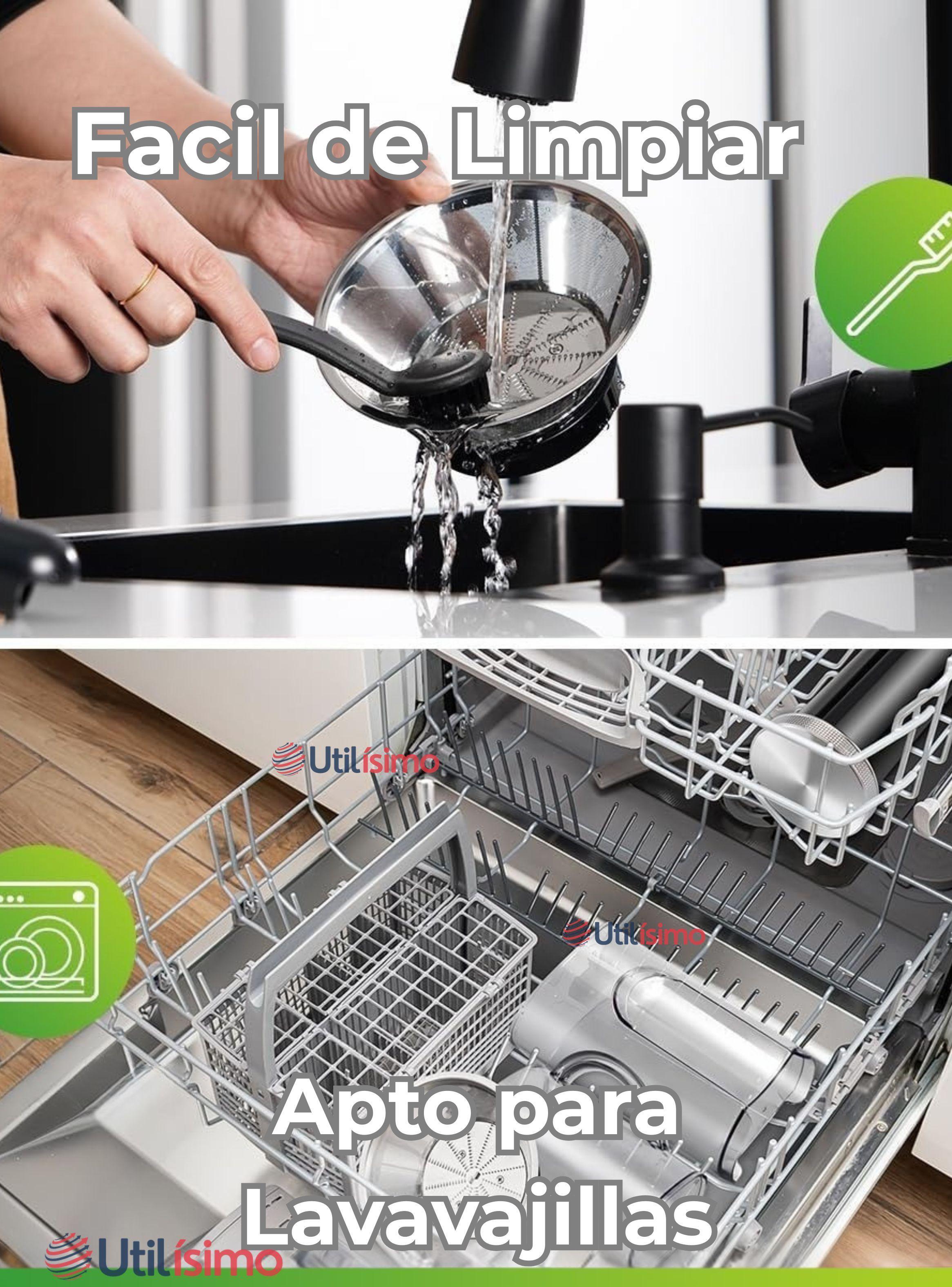 Extractor Exprimidor de Jugos Eléctrico 1000W de Potencia Frutas Verduras y Vegetales-7