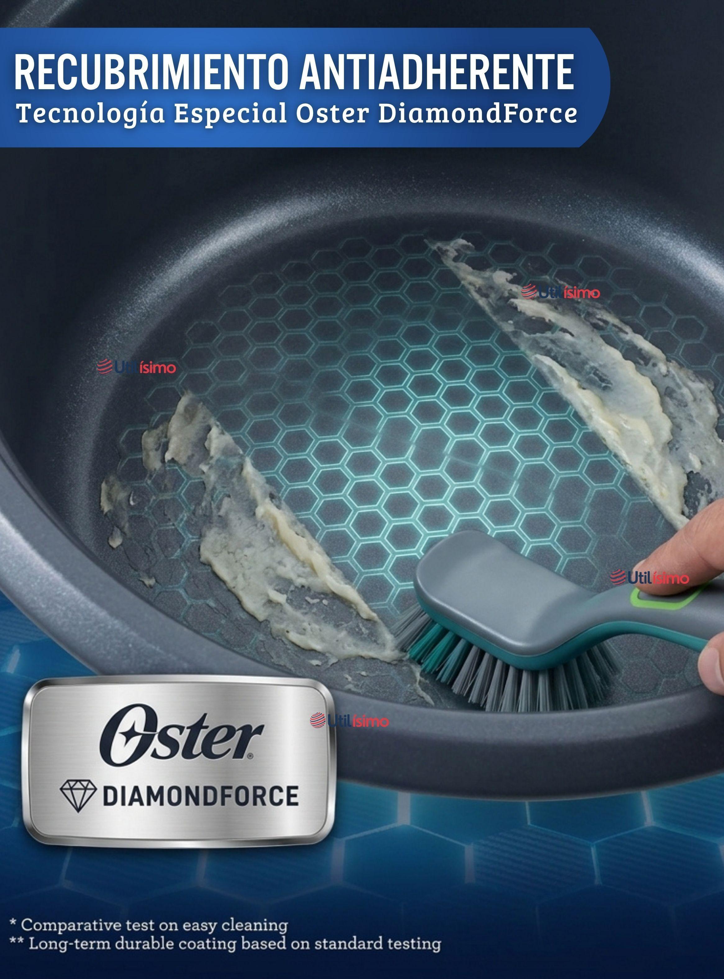 Oster Arrocera, 3 En 1, 12 Tazas Capacidad,Función Sofrito,Vaporera,Oster DiamondForce-6