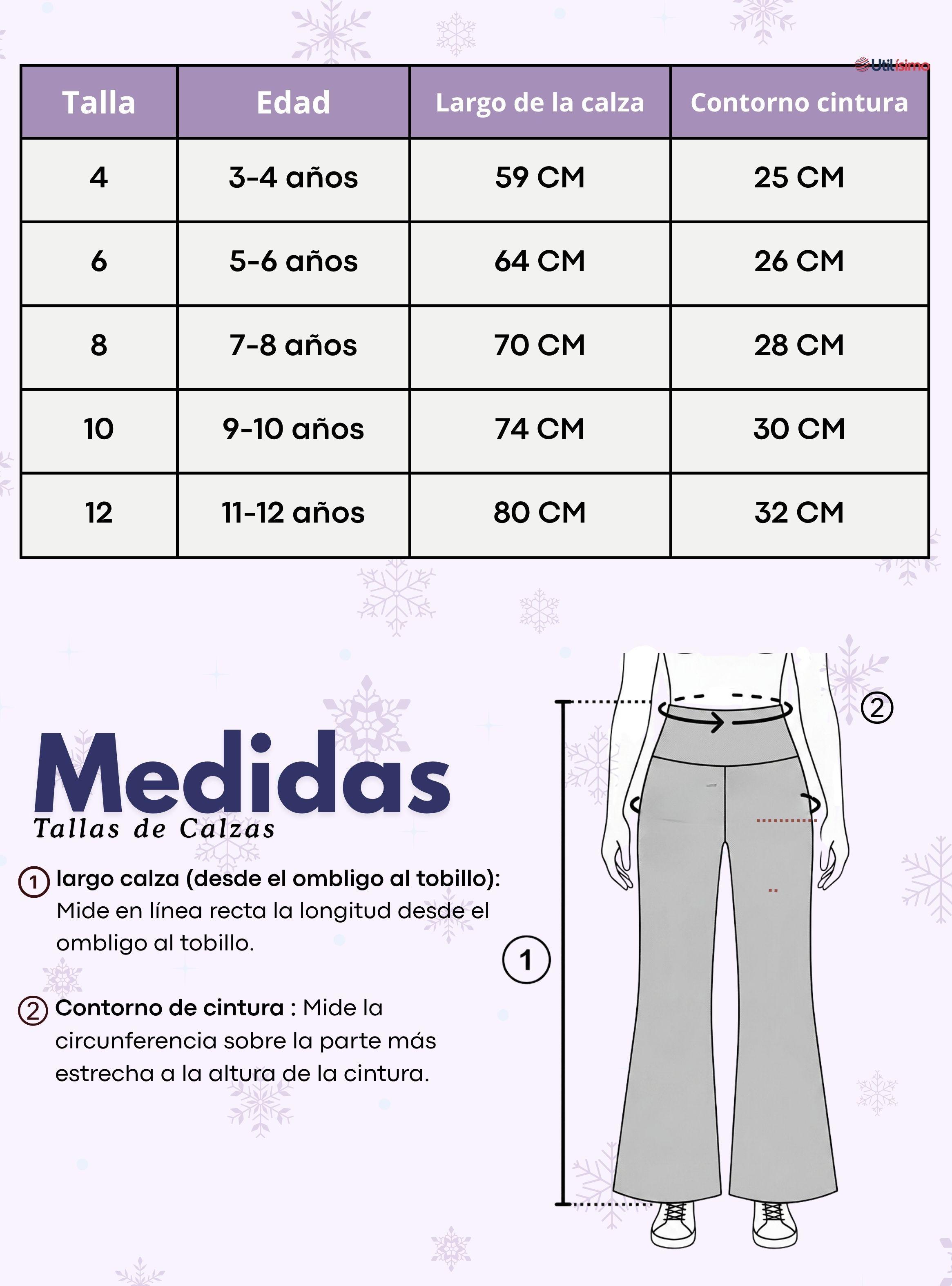Pantalón Palazzo Niña Polar Con Chiporro  Térmica  Calza Elasticada Navy Blue-4