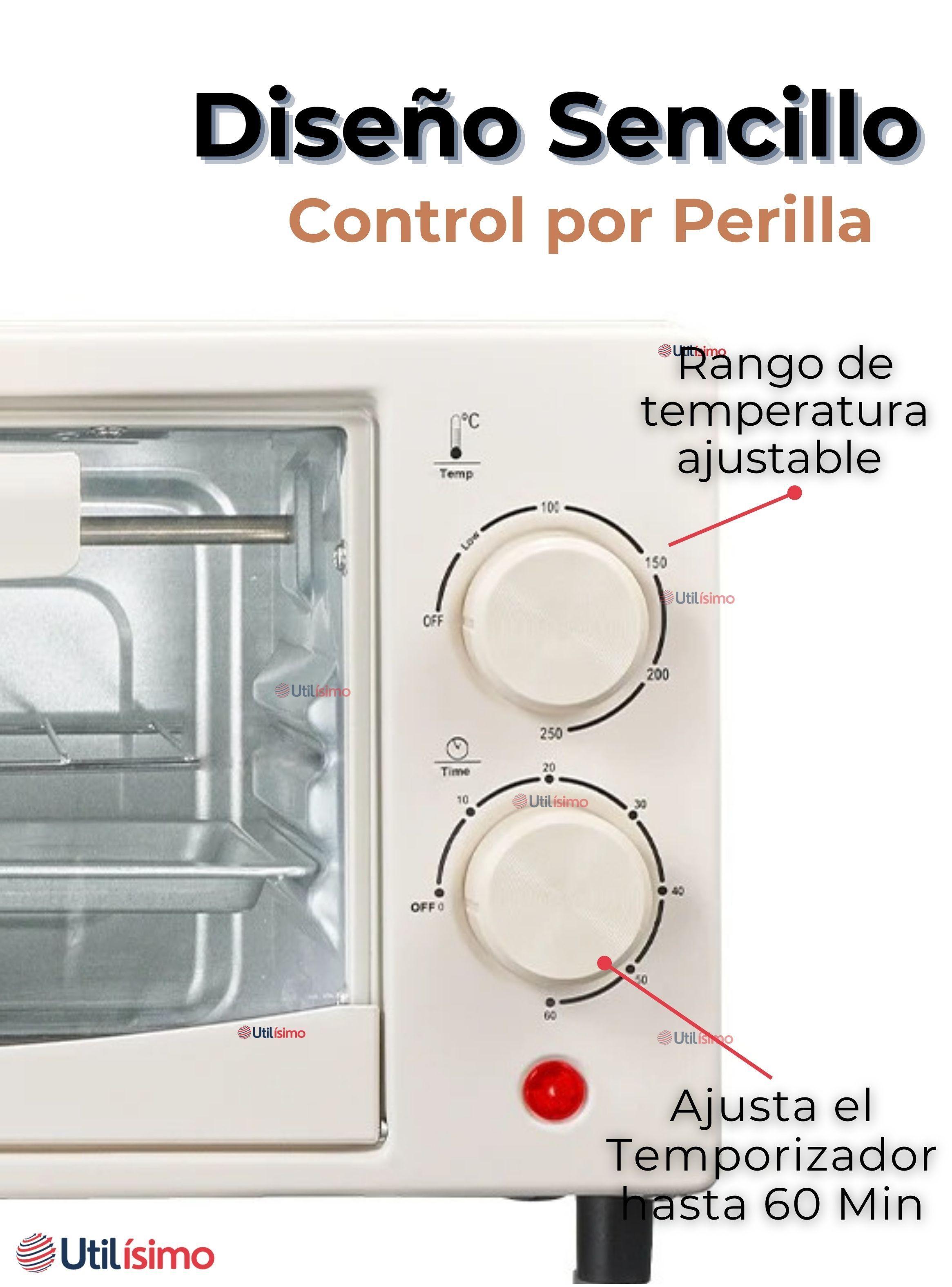 Mini Horno Eléctrico de Mesa 7 Litros para Hornear Asar Tostar-3