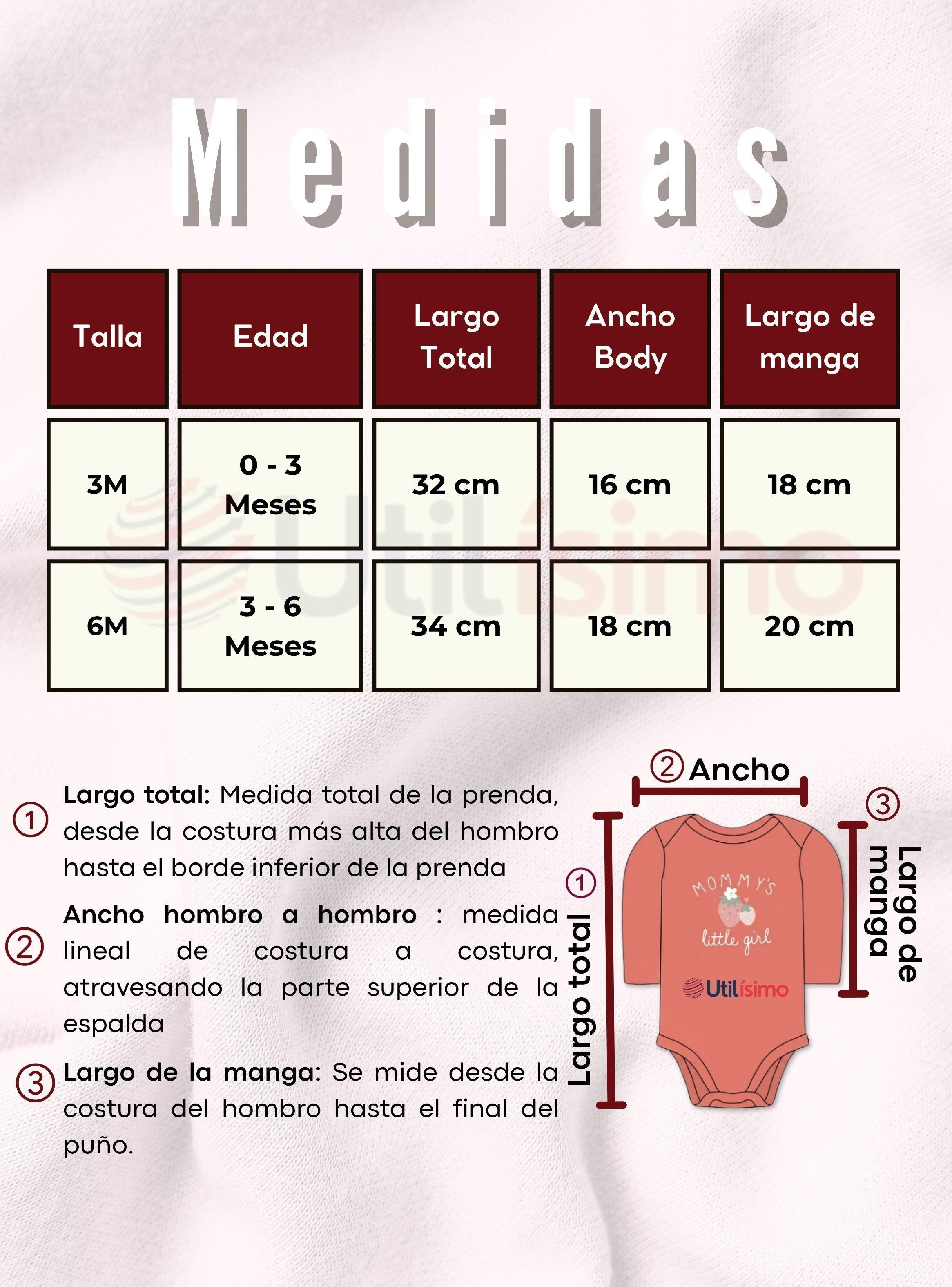 Pack 5 Bodys Manga Larga 100% Algodón Sweet Nature Tedmimak Bebé Niña-3