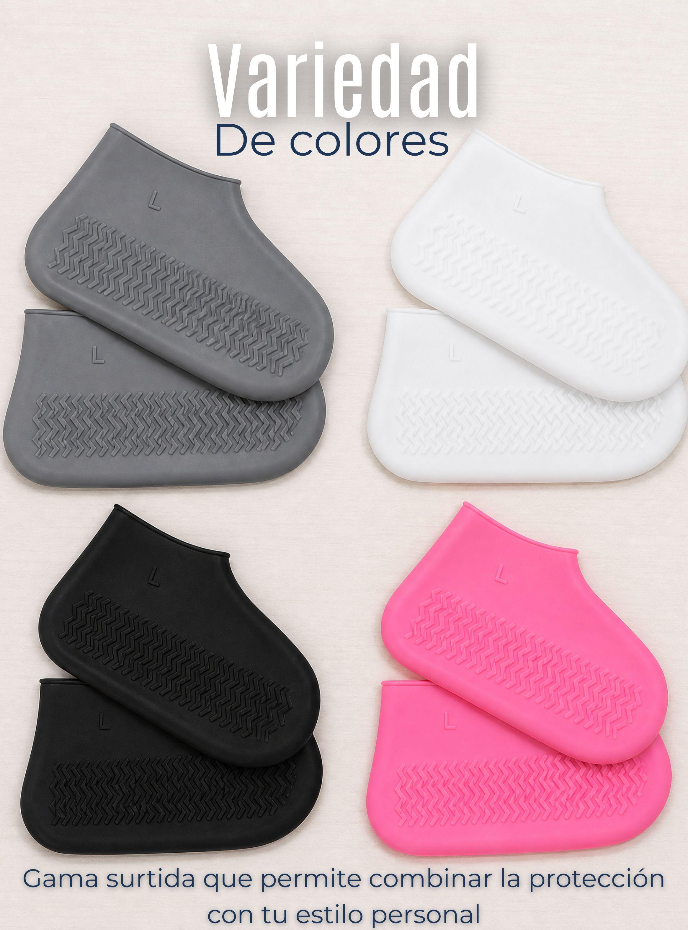 Fundas Cubre Zapatos Mujer Impermeable Silicona Antideslizante Surtidas 1 Par-7