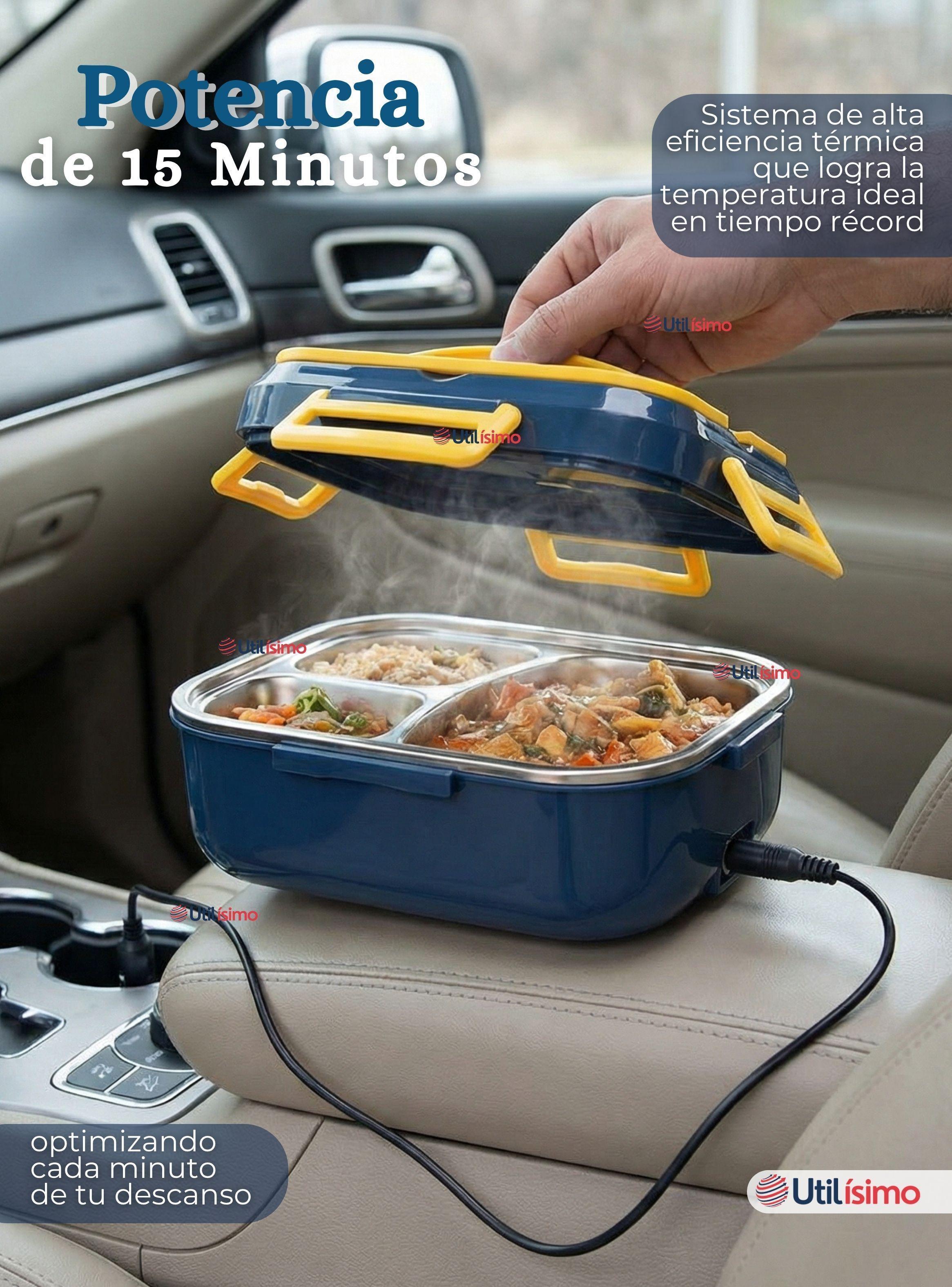 Lonchera Lunchbox Eléctrica Portátil Fiambrera Calentadora 1.5L 40W Coche Oficina-6