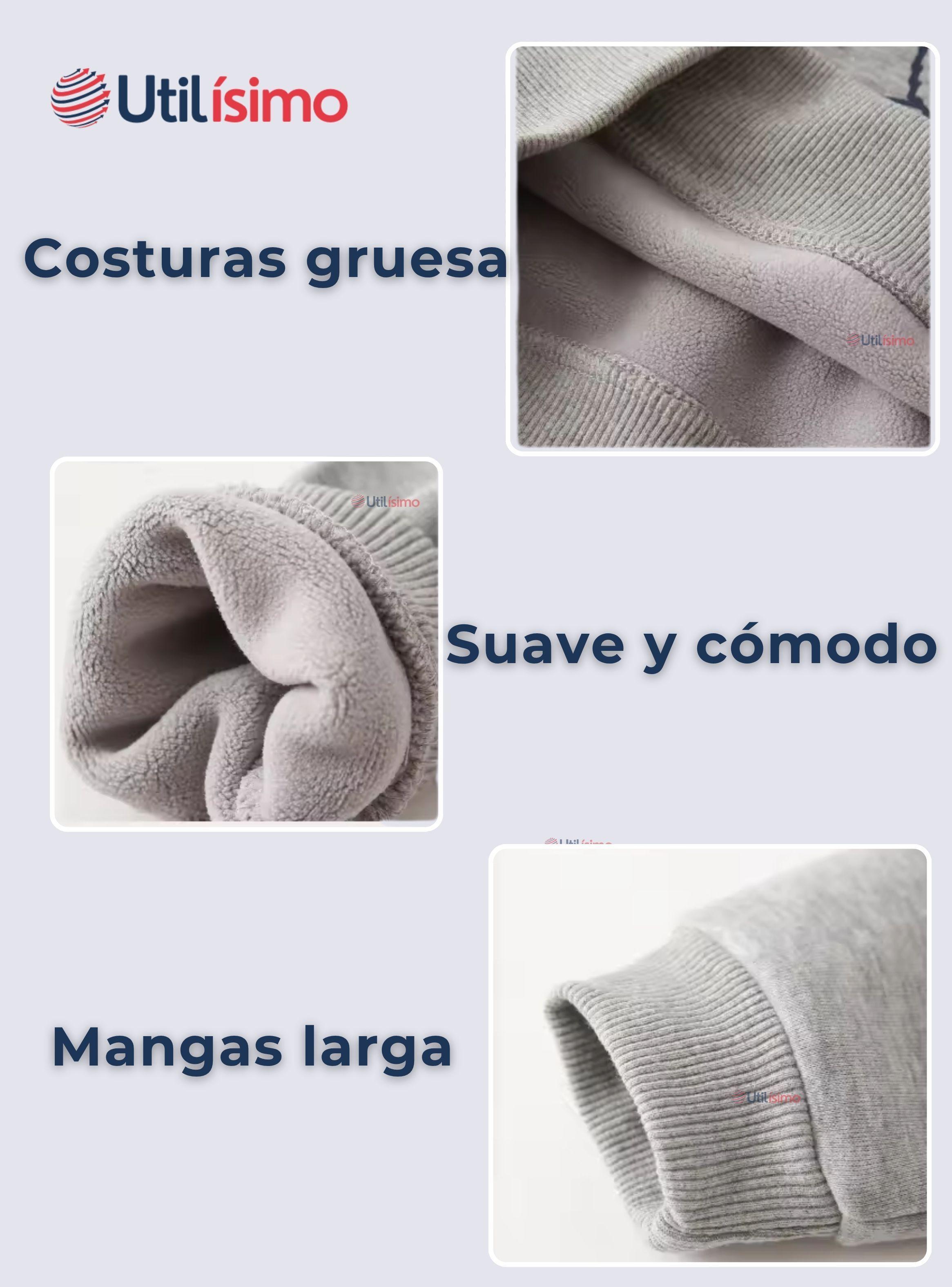 Polerón Algodón Estilo Pique Manga Larga Niño Gris-6