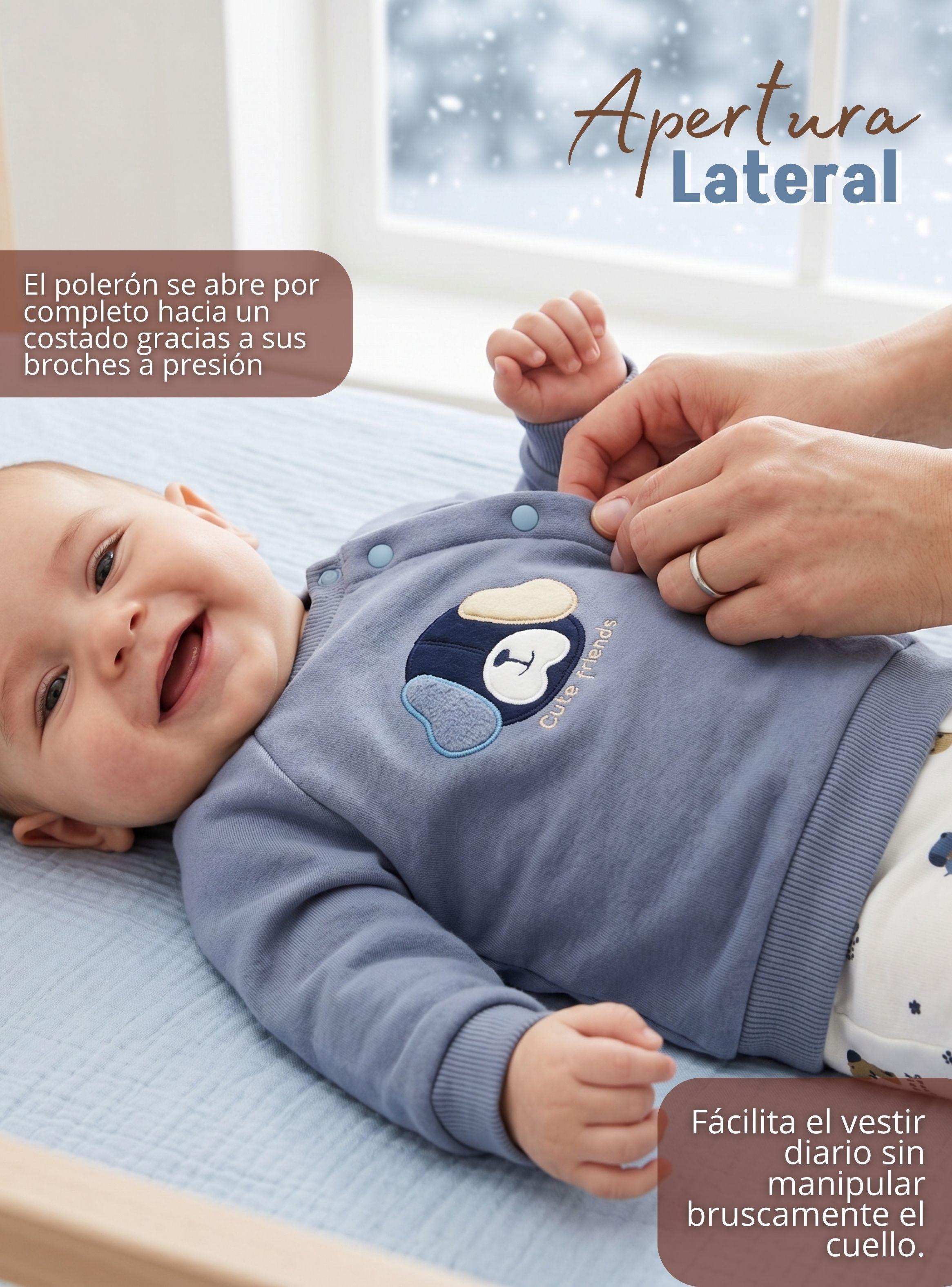 Conjunto Buzo Polerón 2 Piezas Niño Bebé Tedmimak Cute Dog-6