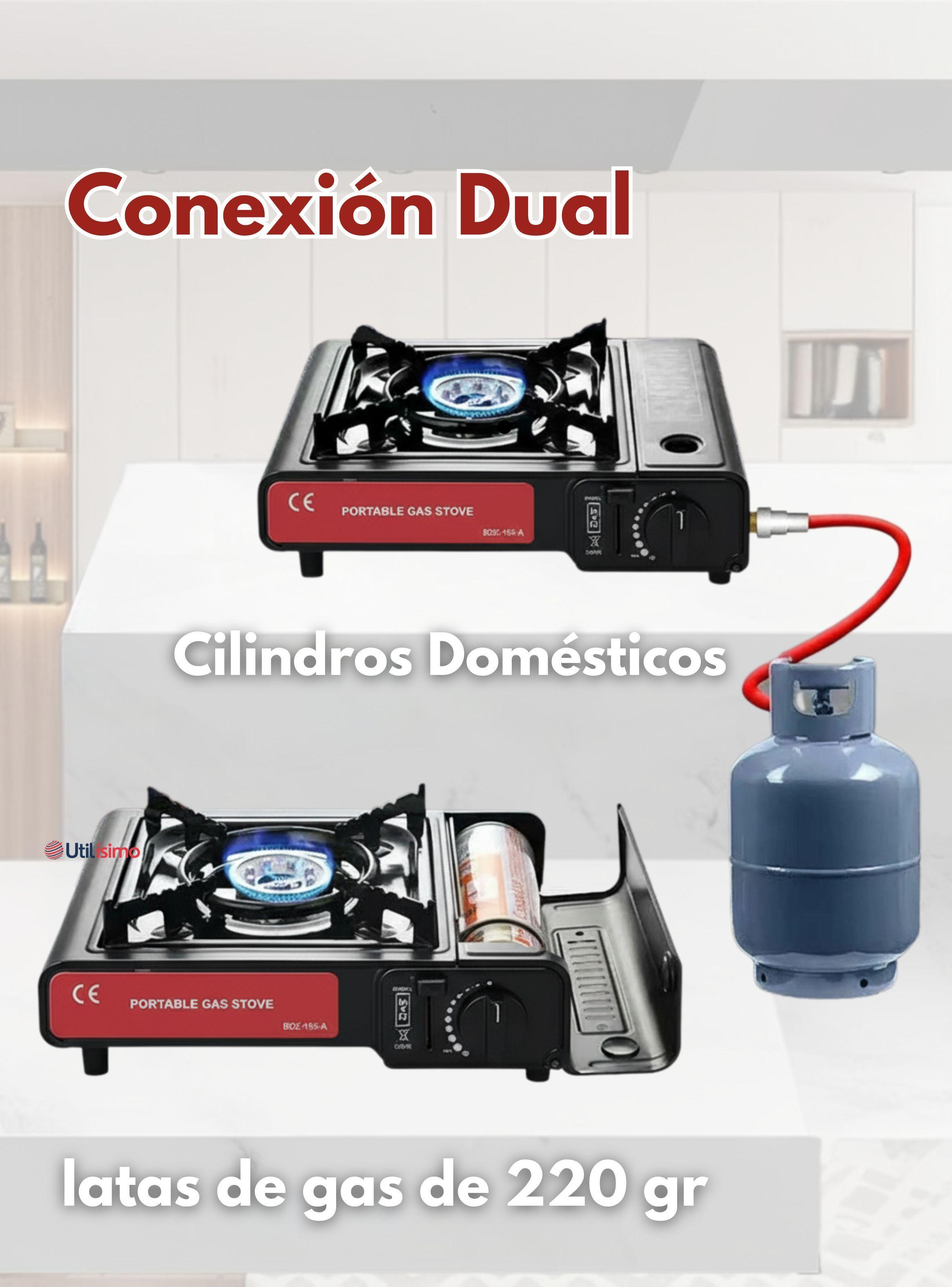 Cocina Cocinilla Camping Portátil + Kit Instalación +Sartén +Lata-5