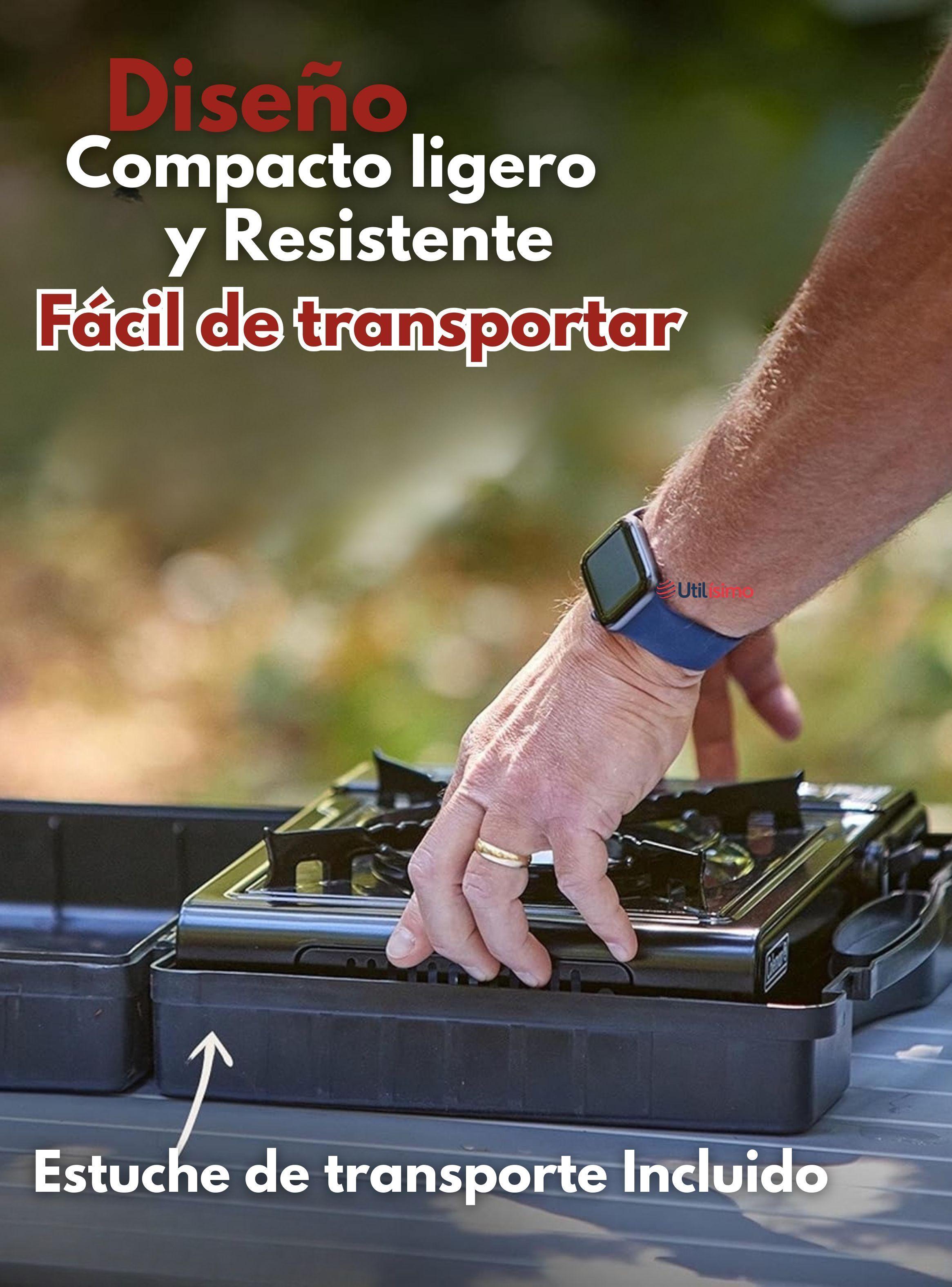 Cocina Cocinilla Camping Portátil + Kit Instalación +Sartén +Lata-7