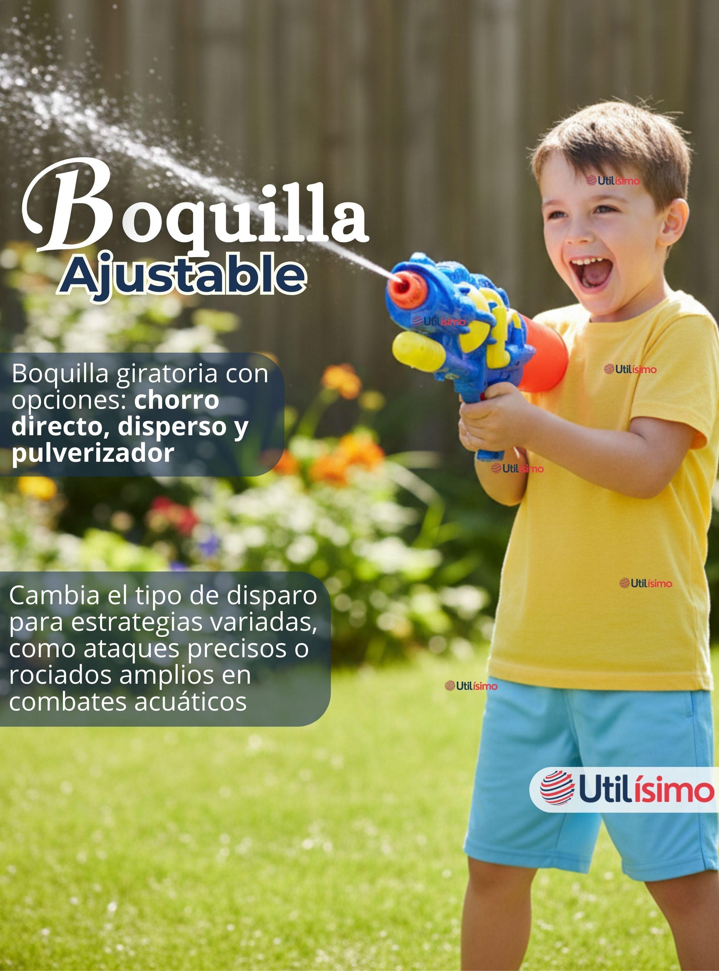 Pistola De Agua 500ml 45cm Colores Surtidos Juguete Lanza Agua para Niño Niña-7