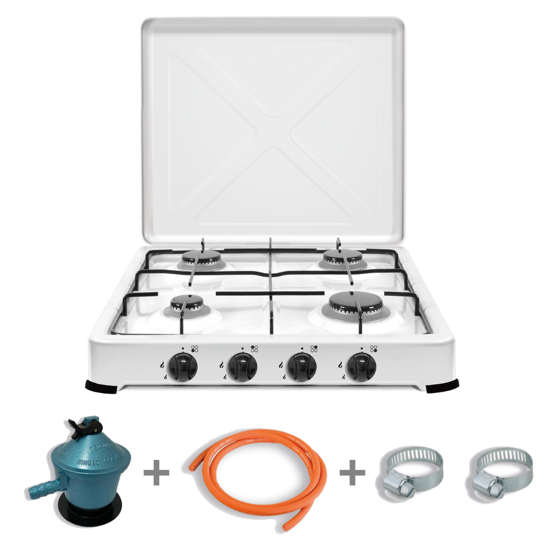 Cocina Encimera a Gas 4 Platos Portátil Cusimax™ -1