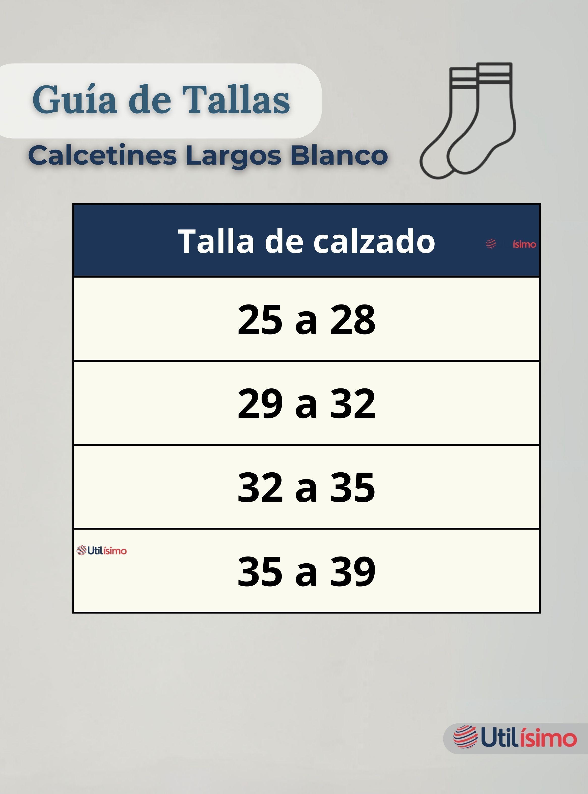 Pack 3 Calcetínes Escolares Largo Acrílico Blanco para Niñas Juvenil-4