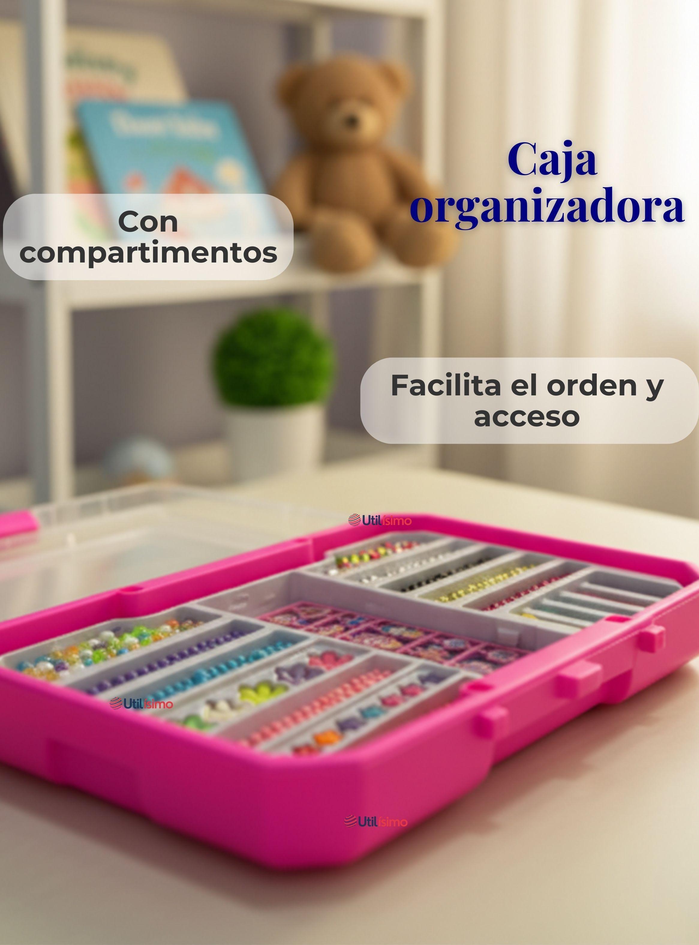 Set De Mostacillas Juguete Para Armar Crear Pulseras Y Collares Niñas -6