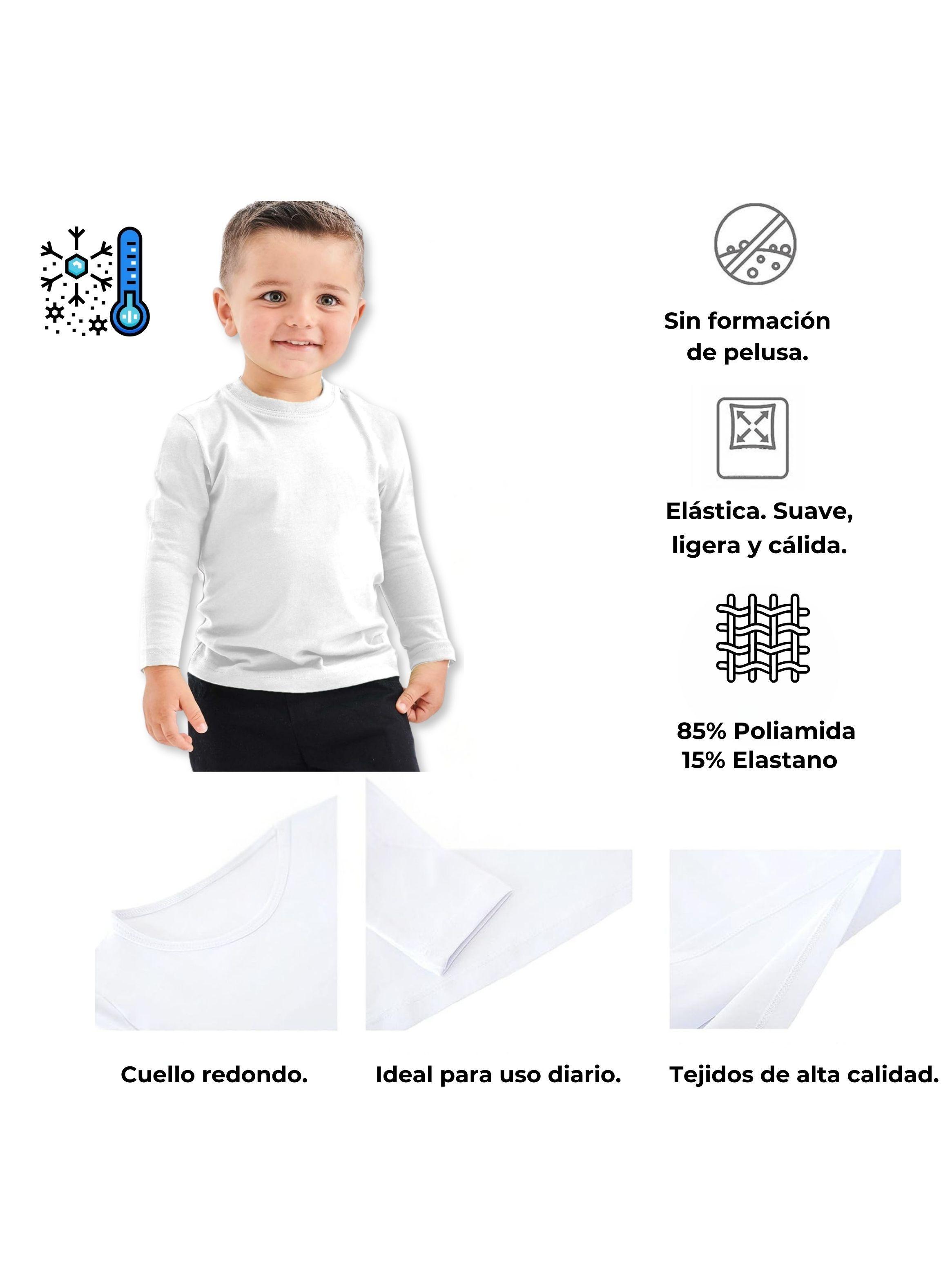 Camiseta Polera Polar Primera Capa Niño-4