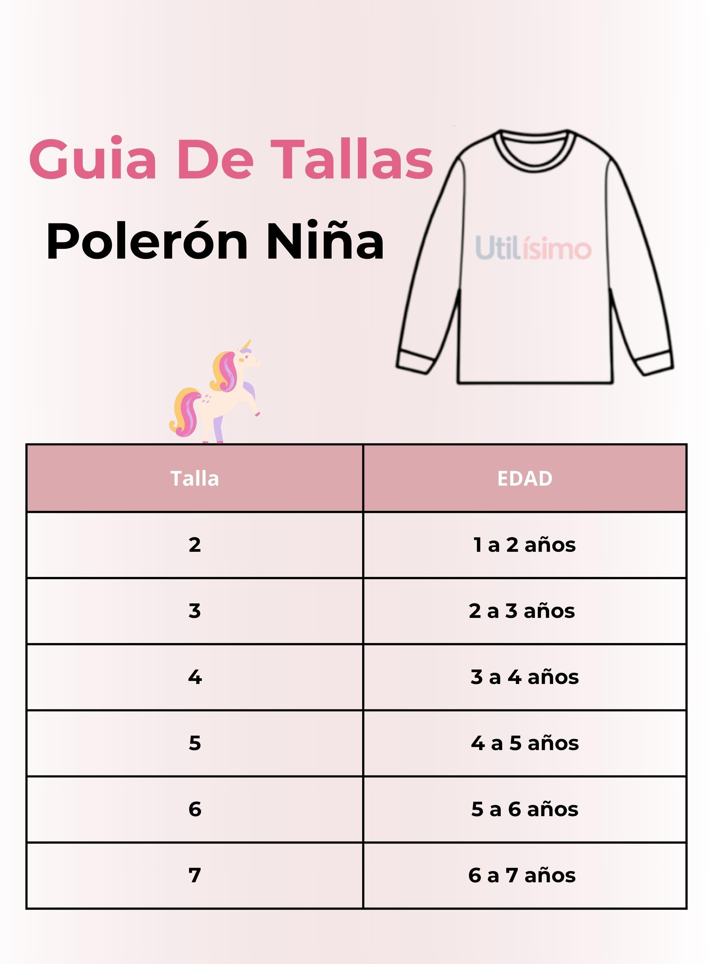 Polerón Algodón Cuello Redondo Niñas Rosado Unicornio-2