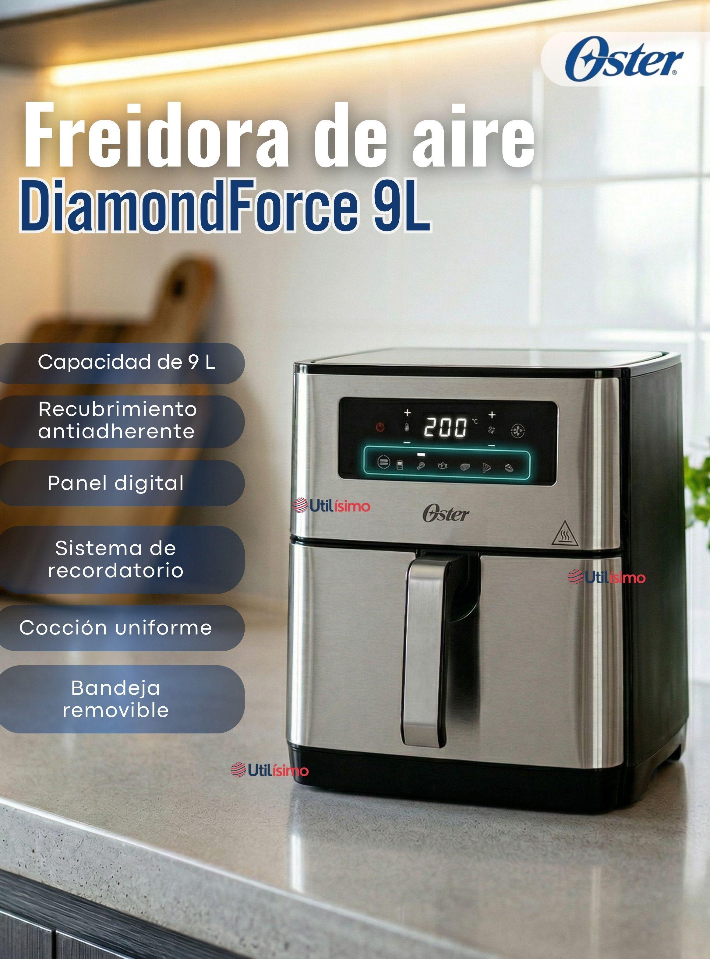 Freidora de aire digital Oster® con capacidad 9L CKSTAF90D 1550W-4