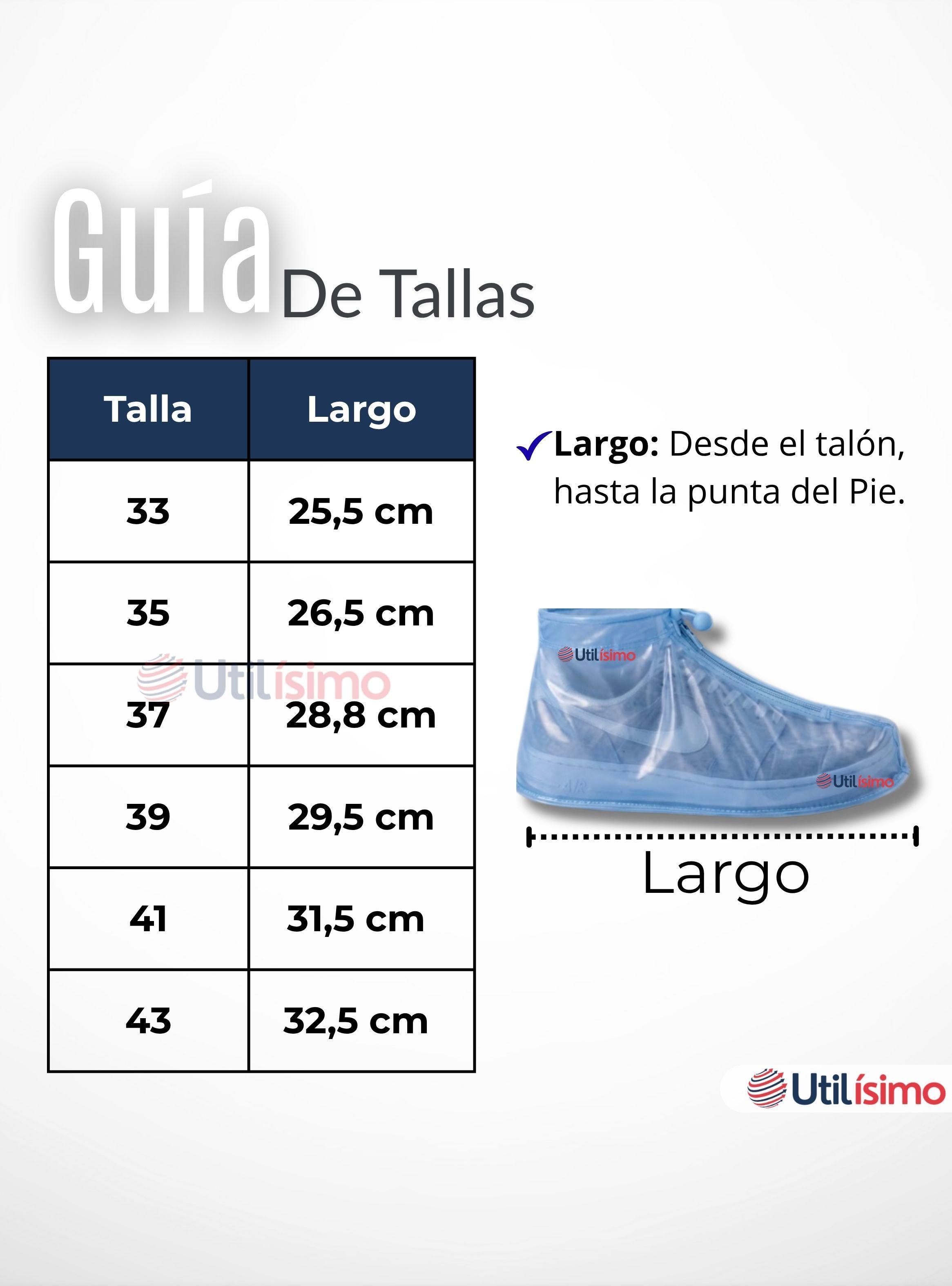 Fundas Cubre Calzado Impermeables Aislante Lluvia Azul 1 Par-3