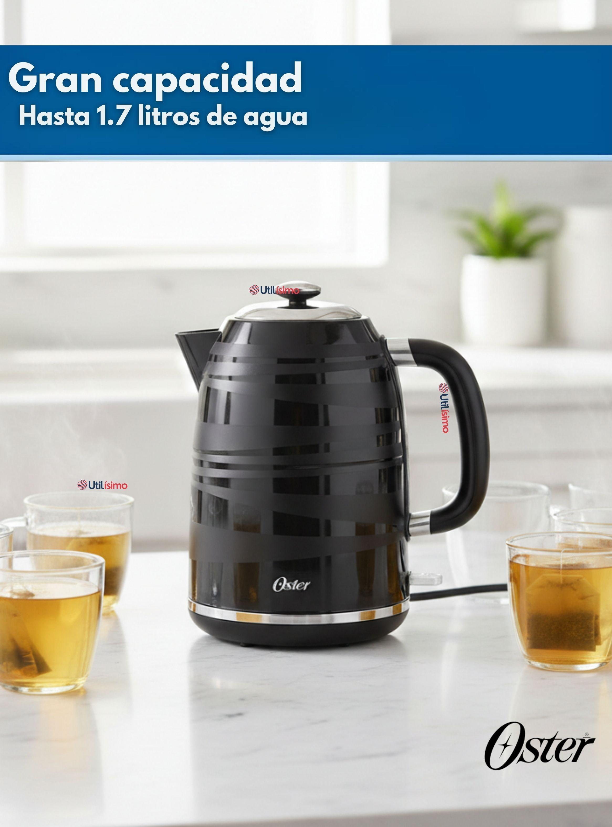 Hervidor eléctrico Oster® Capacidad 1.7 lt BVSTKT4177B Versión 2026-3