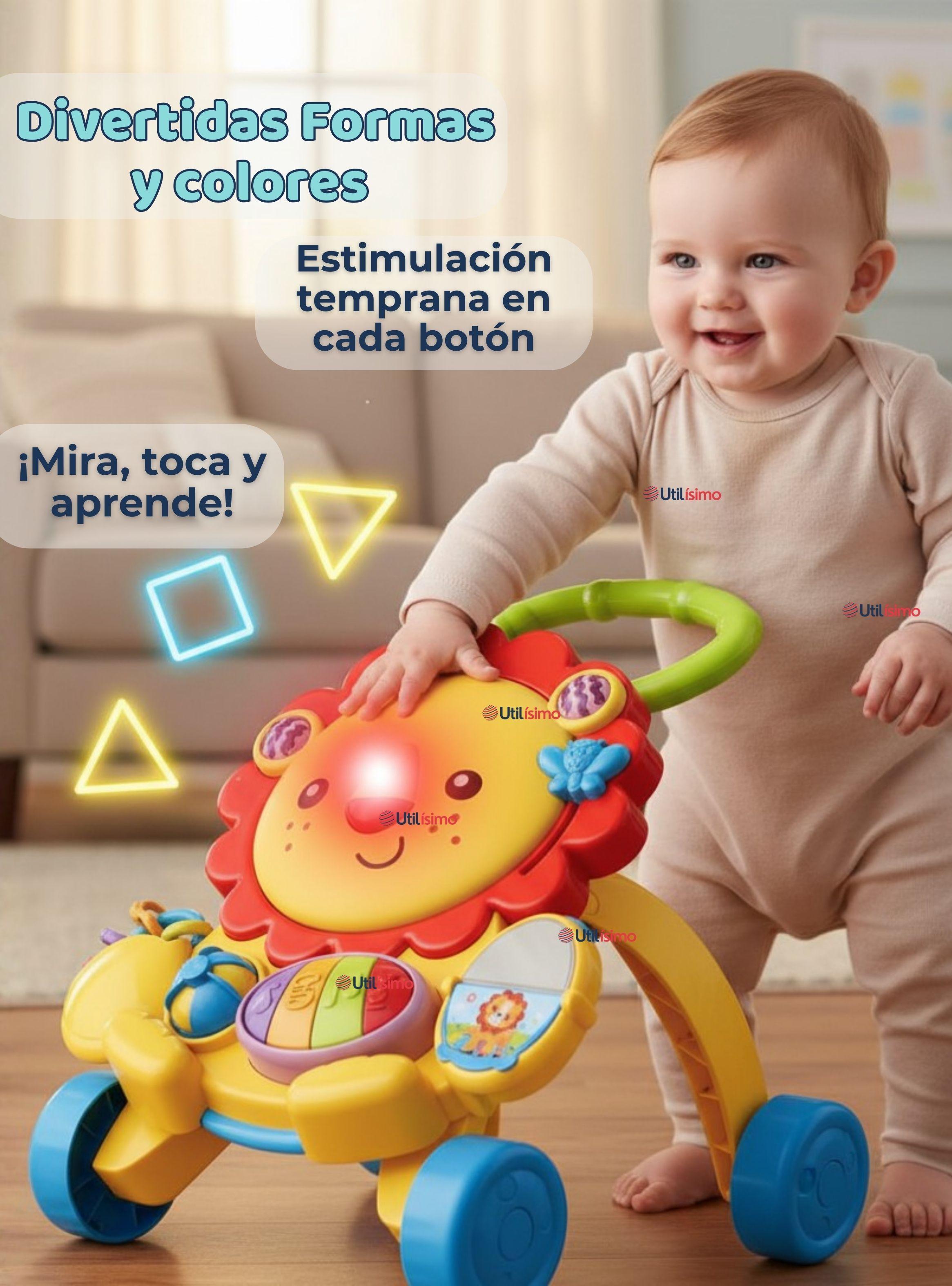 Andador Caminador Multifuncional Juguete Musical Bebé León Niña y Niño-7