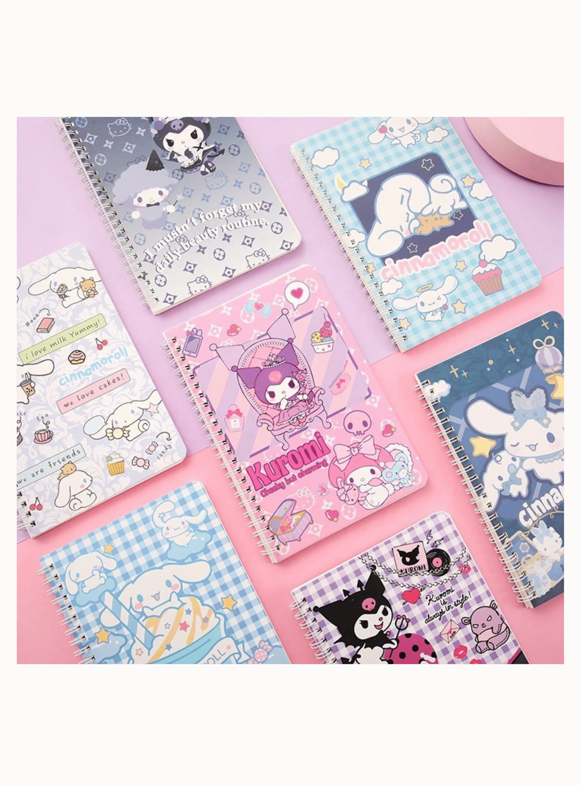 Pack 5 Cuadernos Universitarios Kuromi Marca Pro Arte Diseños Surtidos 100 Hojas-7