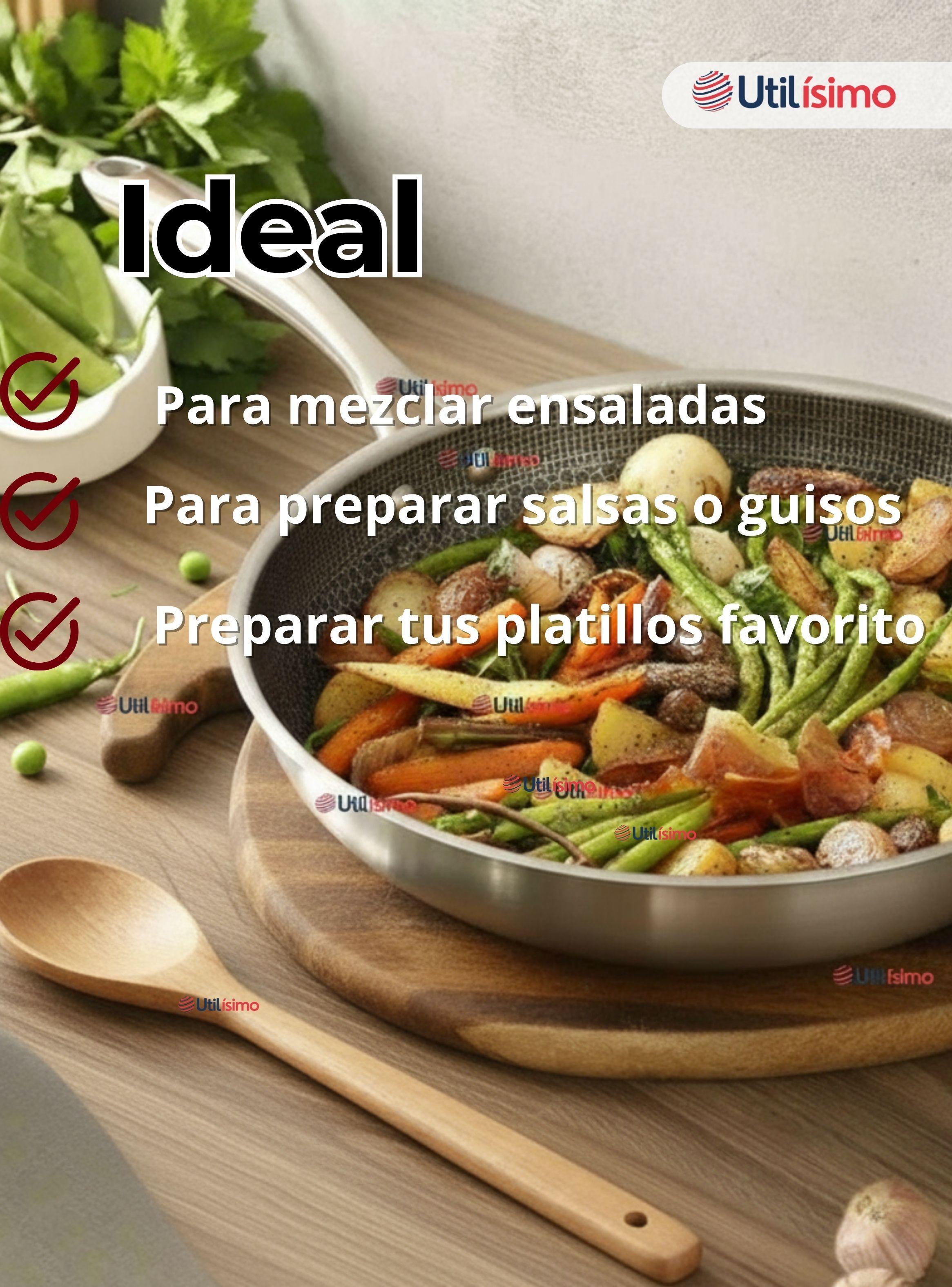 Cuchara de Madera de Bambú Mango Largo Utensilio de Cocina-6