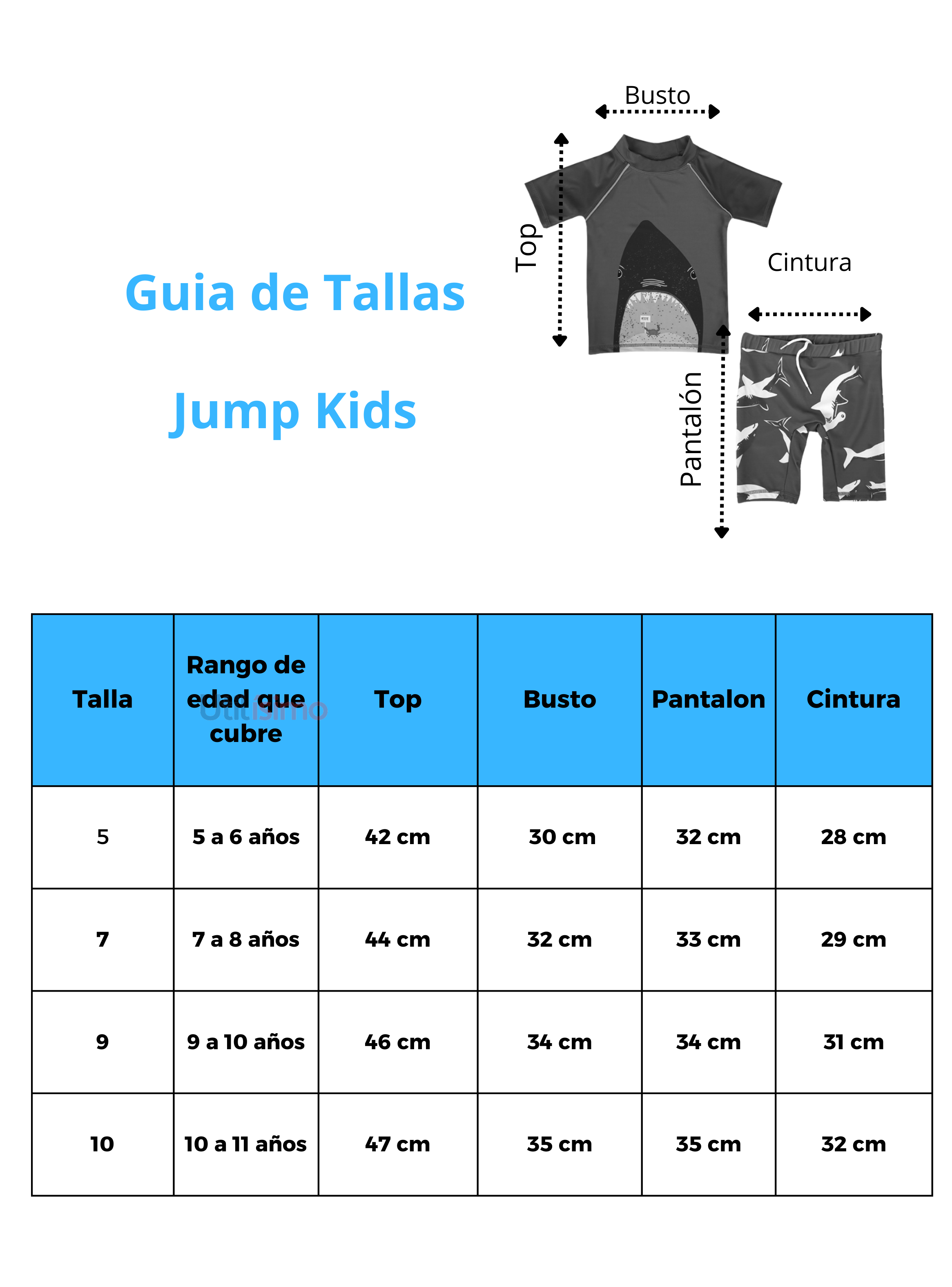 TRAJE DE BAÑO 3 PIEZAS MANGA LARGA NIÑO JUMP KIDS-2