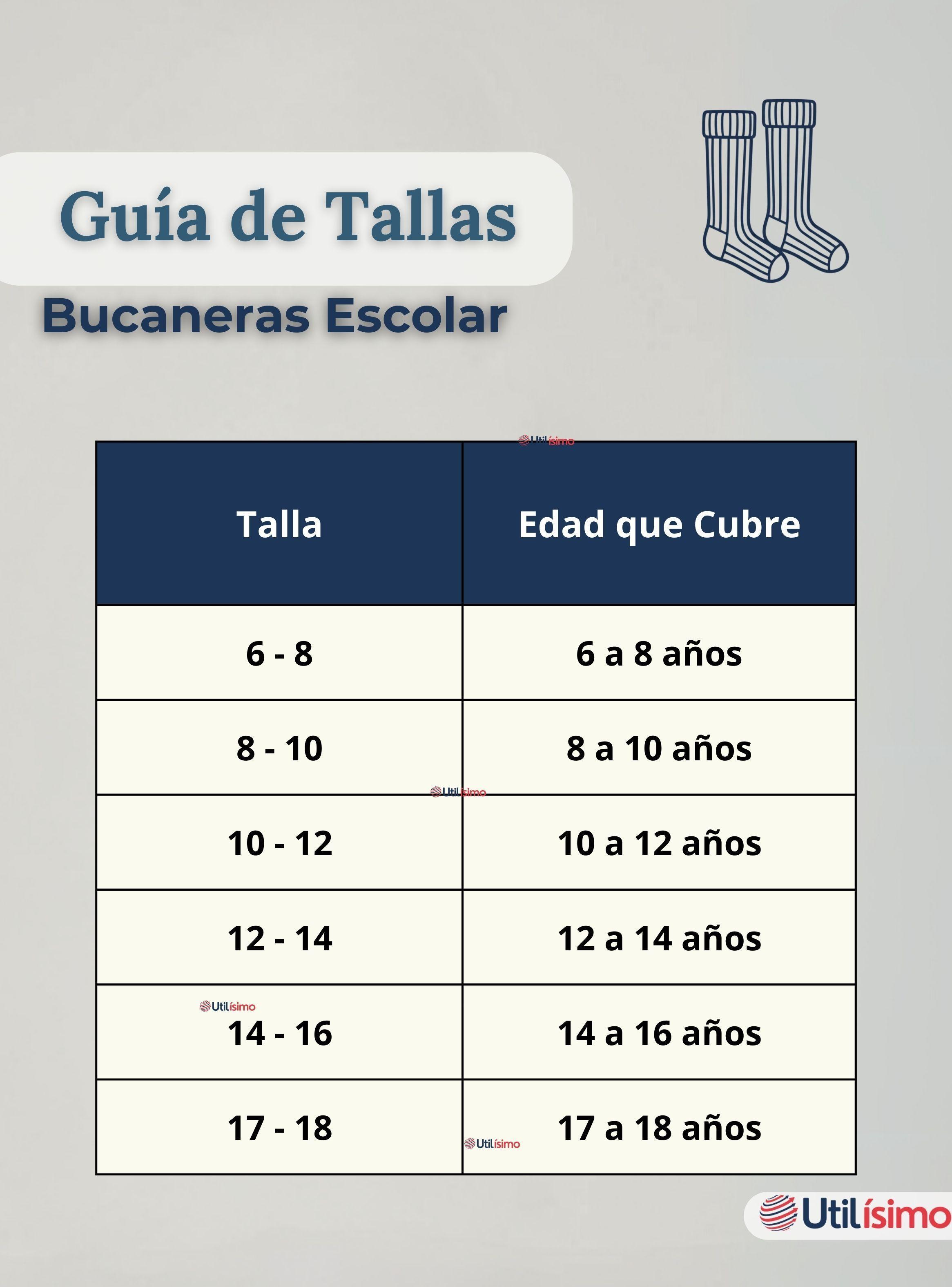 Pack 3 Bucaneras Escolares Calcetines Acrílico Color Azul Premium Niñas y Juvenil-4