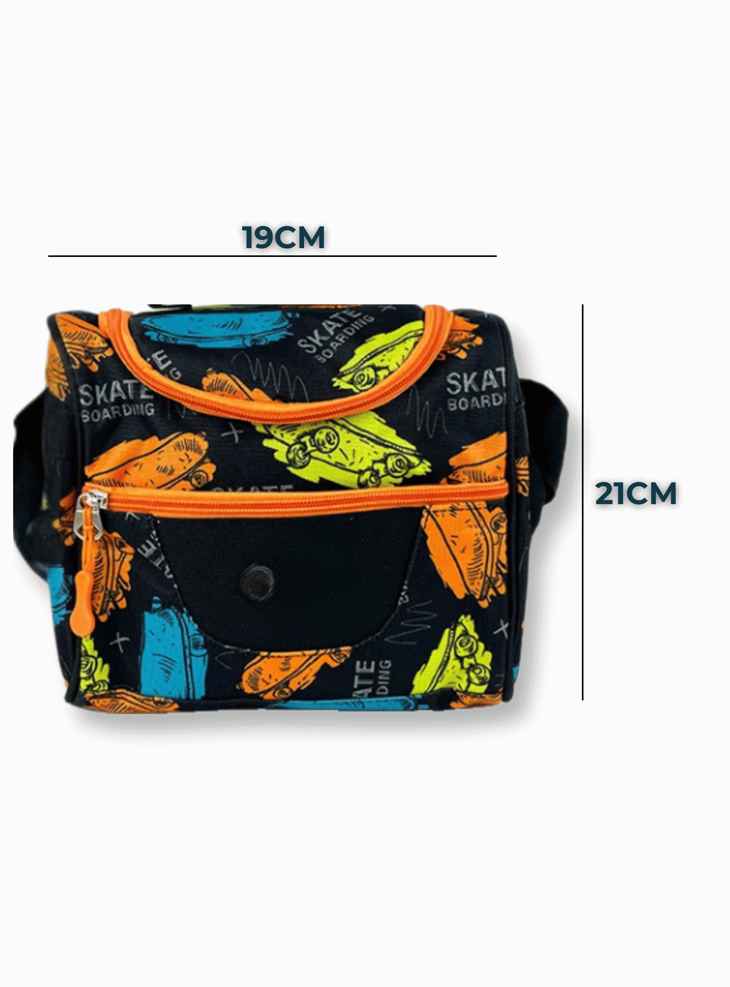 Mochila Con Lonchera Y Estuche 45CM Niño Full Color Skateboards-2