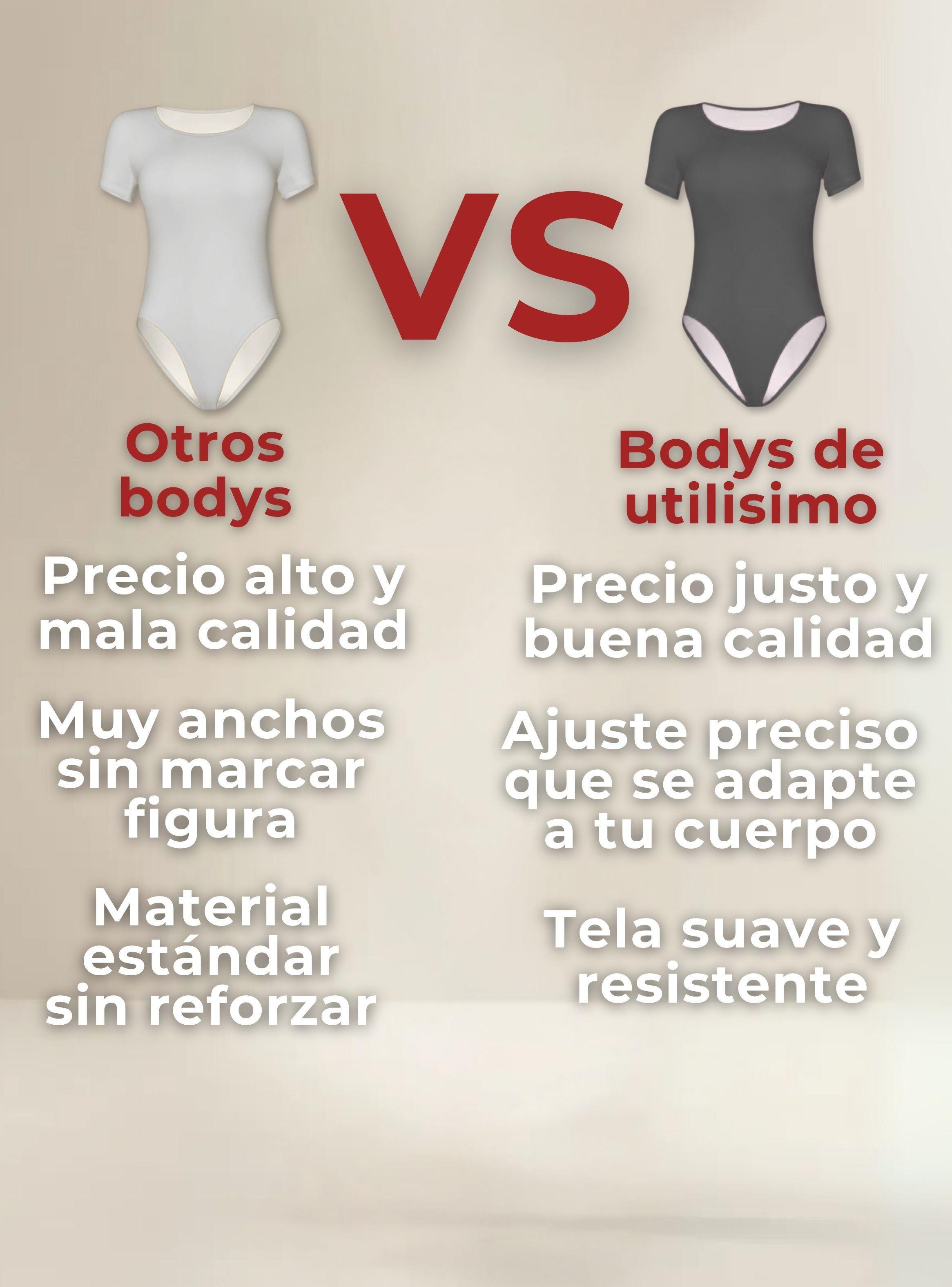 Pack 3 Bodys Ajustables Moldeador 100% Bambú Cuello Redondo Mangas Cortas Mujer Colores Surtidos-5