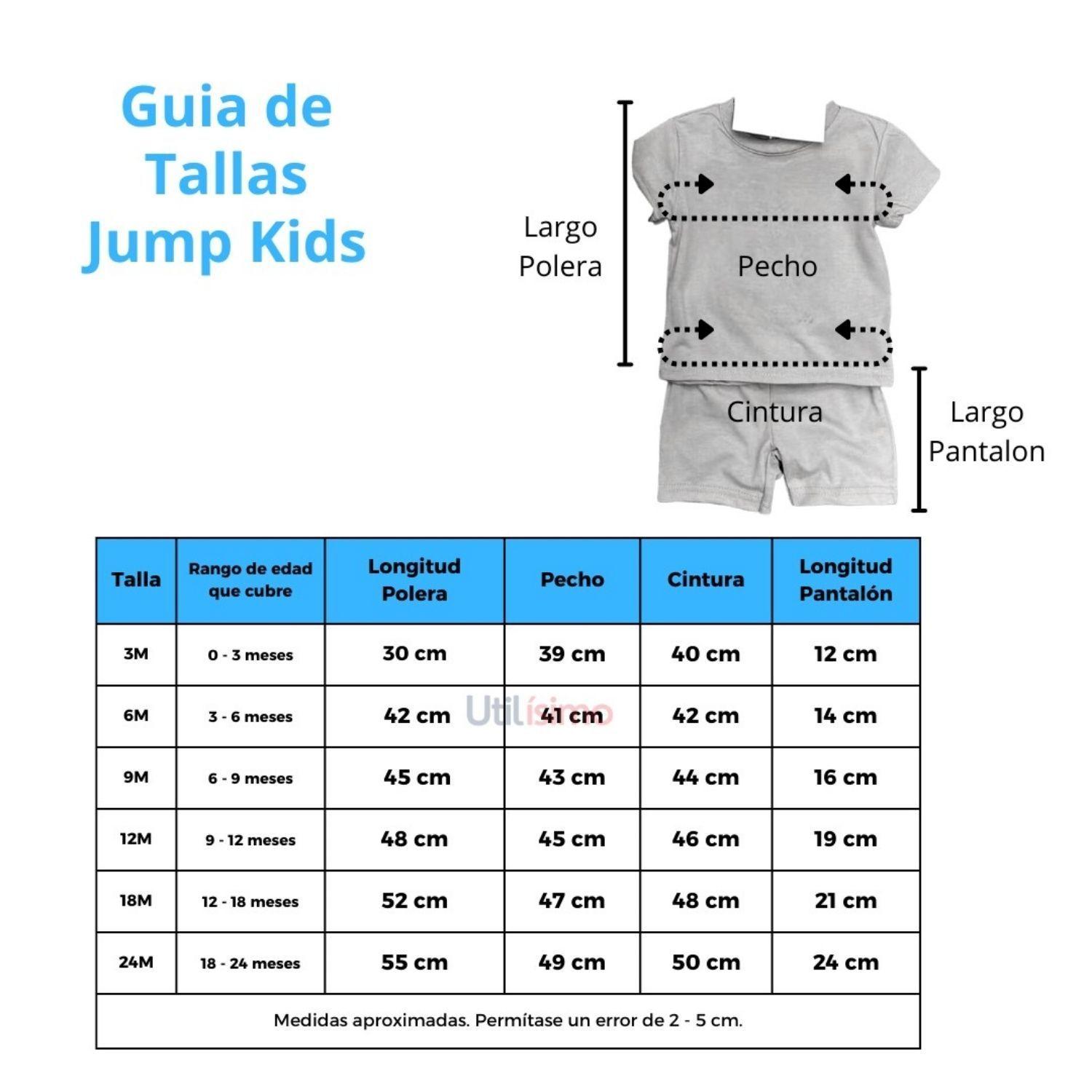 Set 8 Piezas Ajuar Niña Jump Kids 100% Algodón Surtido-3