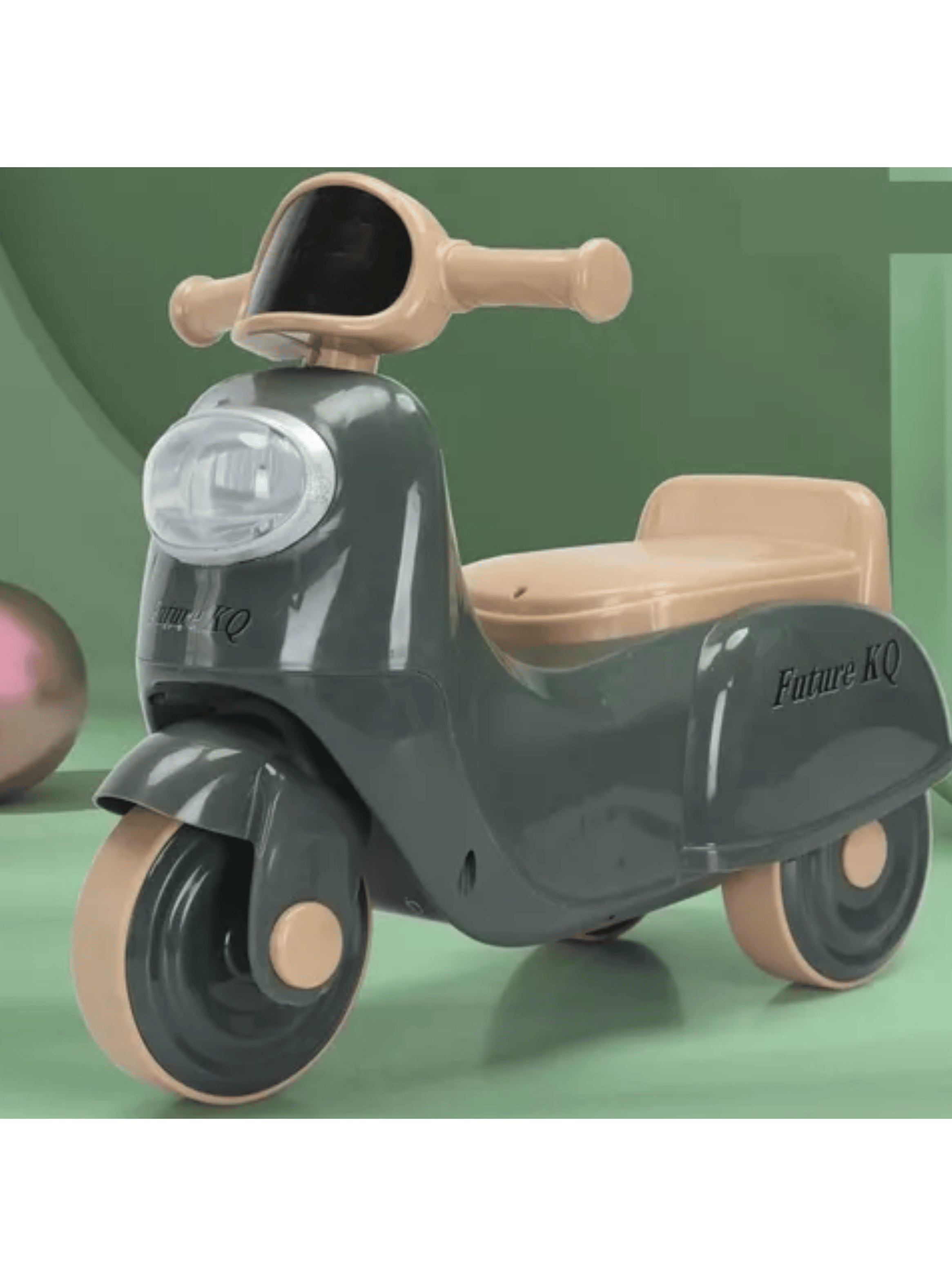 Scooter Moto Infantil con Luz y Sonido Niño Niña Gris de 1 a 5 años-4
