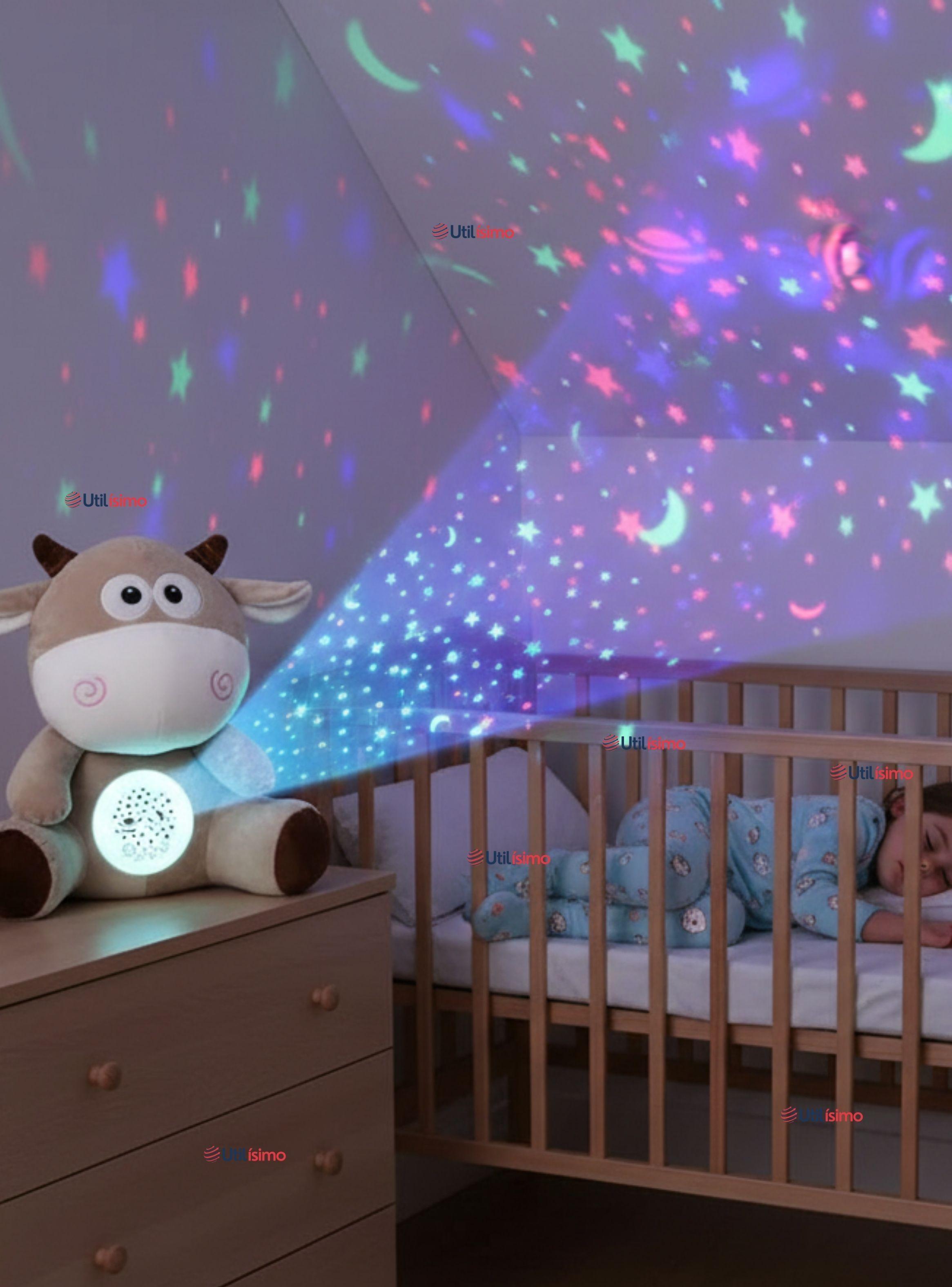 Peluche Vaca Espantacuco Con Luz Y Sonido Para Bebé Niño Niña-0