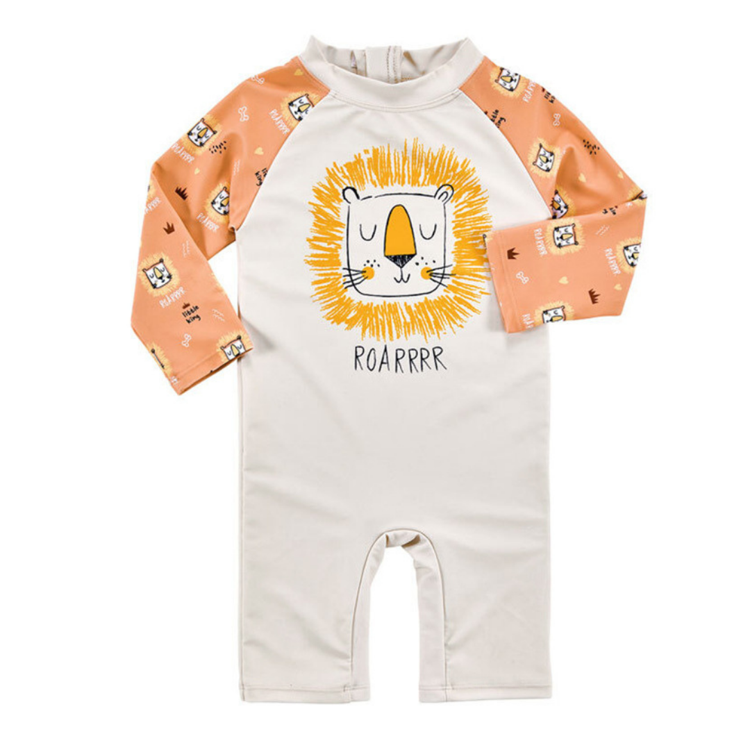 Traje De Baño Enterito Manga Larga Niño Jump Kids Surtido-3