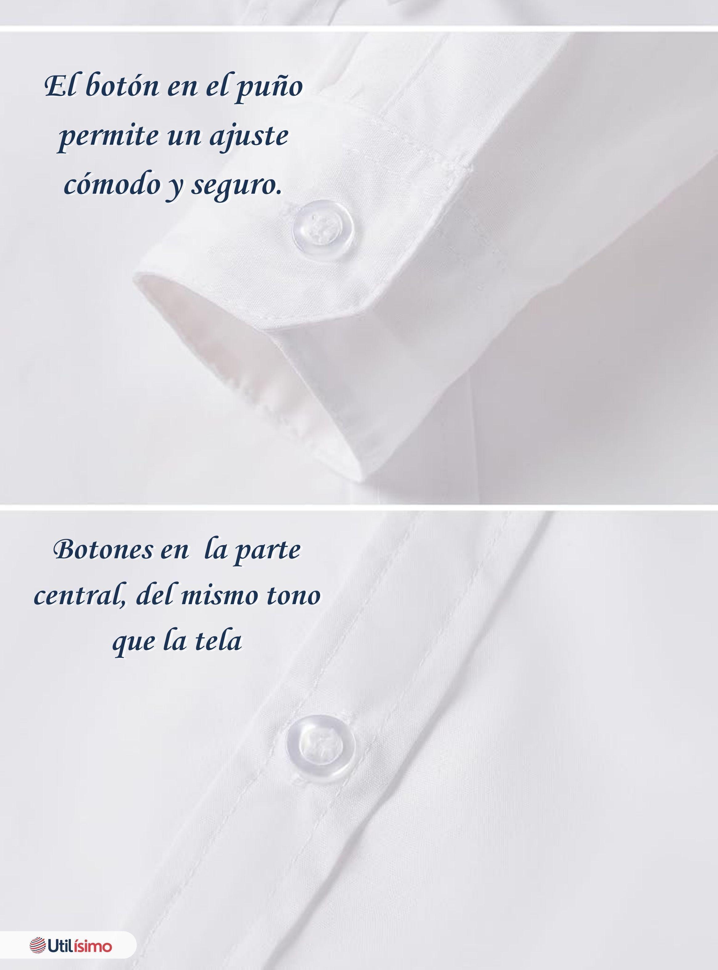 Camisa Escolar Manga Larga Blanca Colegio Juvenil-5