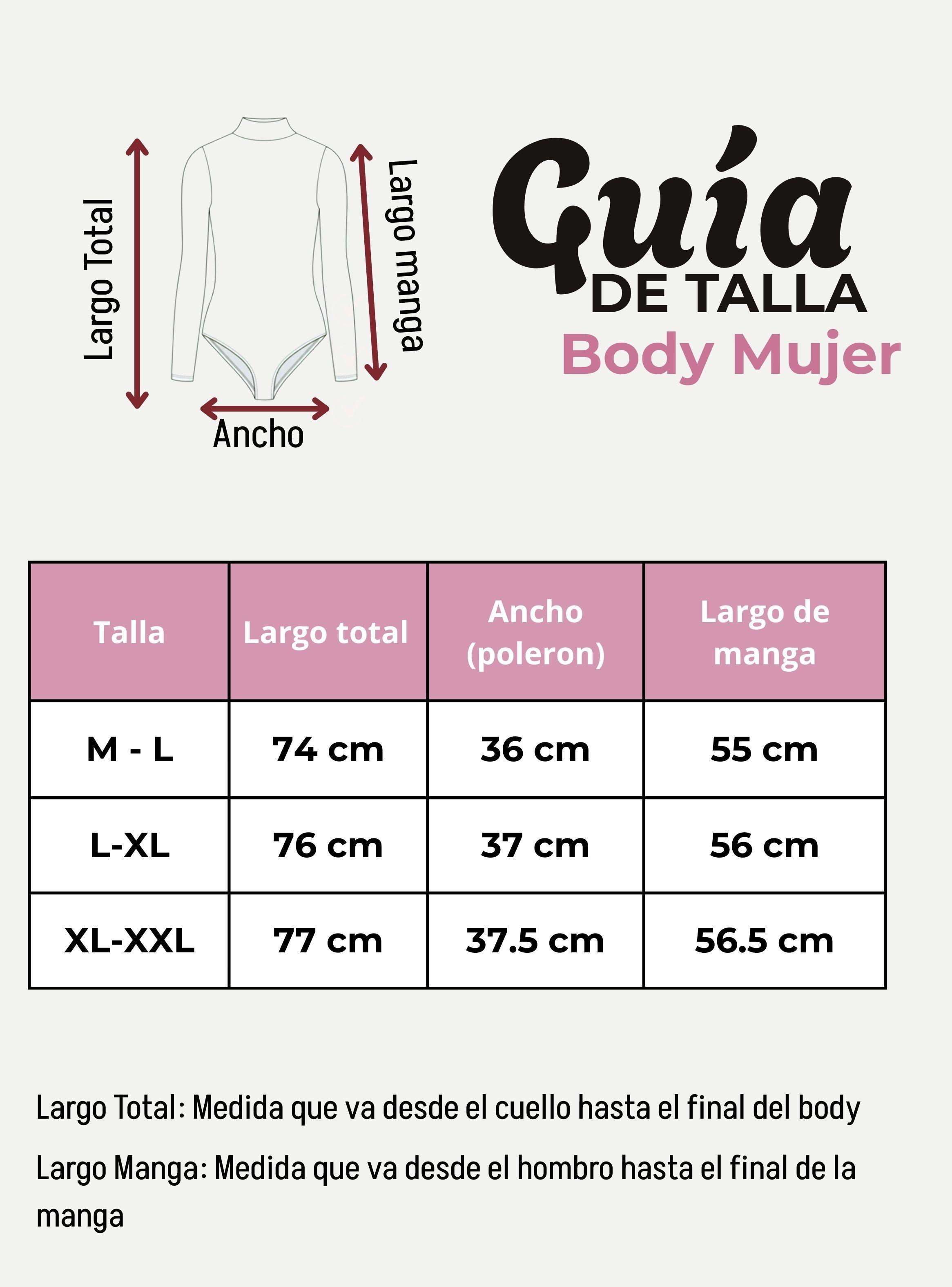 Pack 6 Bodys Manga Larga Bambú Cuello Alto Beatle Mujer Color Surtidos-2