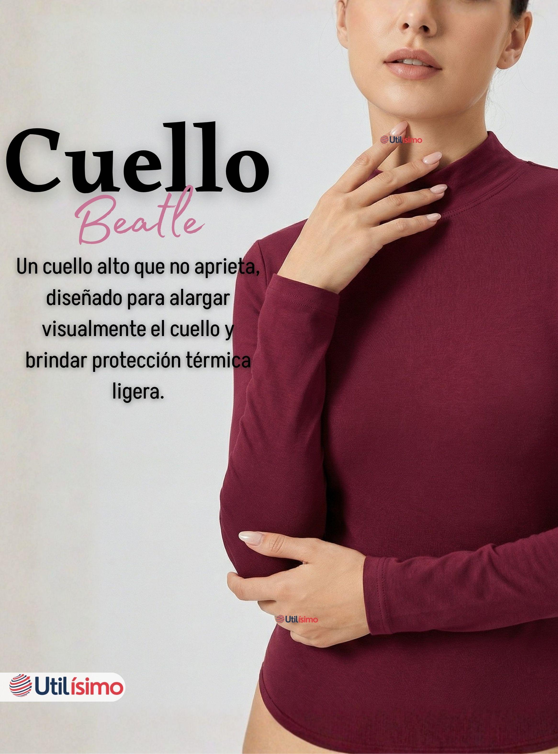 Pack 6 Bodys Manga Larga Bambú Cuello Alto Beatle Mujer Color Surtidos-5