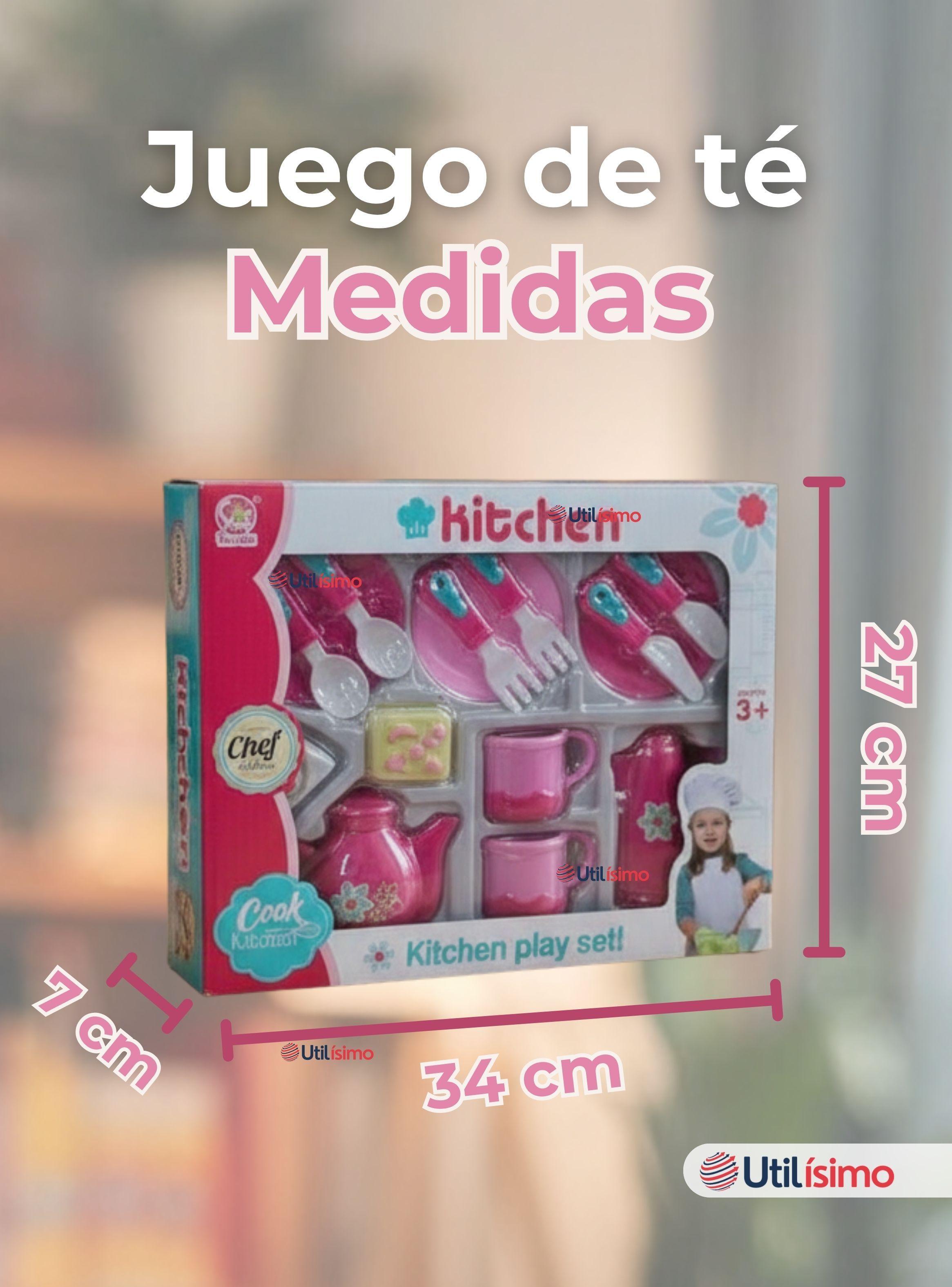 Juguete Juego De Té Niña 15 Piezas Beautiful flowers-7