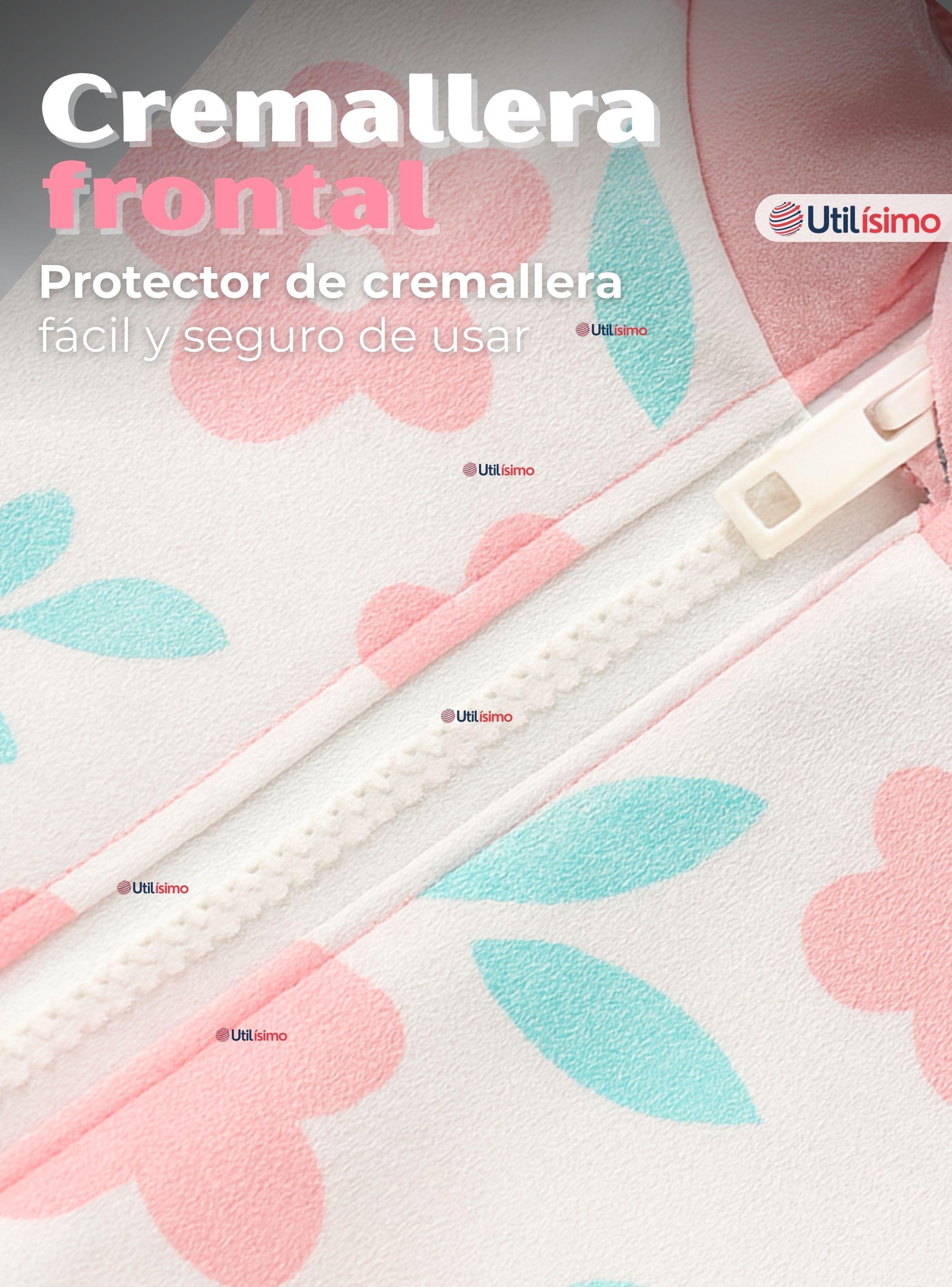 Traje de Baño Enterito Manga Larga Con Gorro para Niña de 9 a 36 Meses Rosa-5