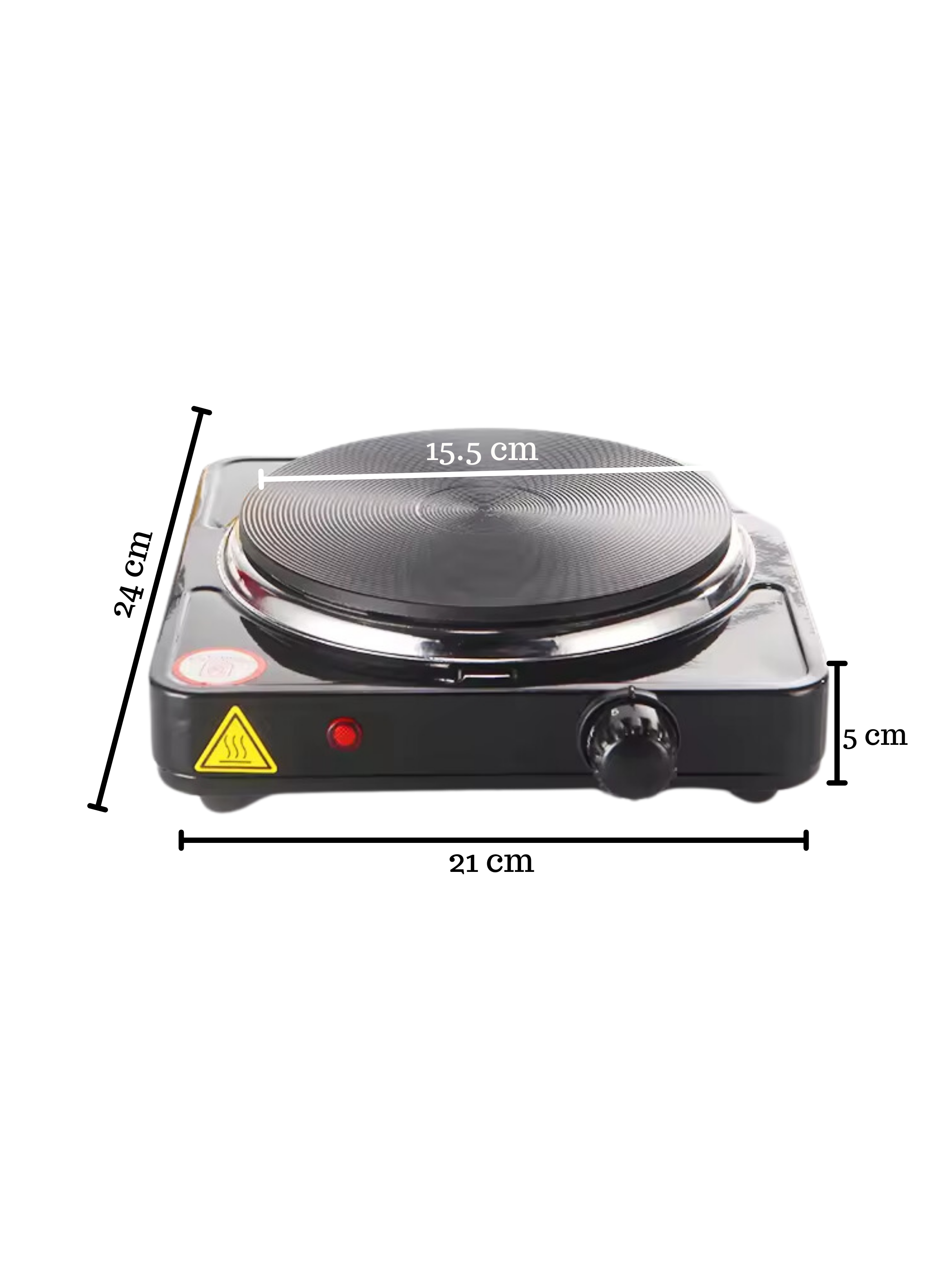 Cocina Eléctrica 1 Plato 1000w Cocinilla Portátil-2