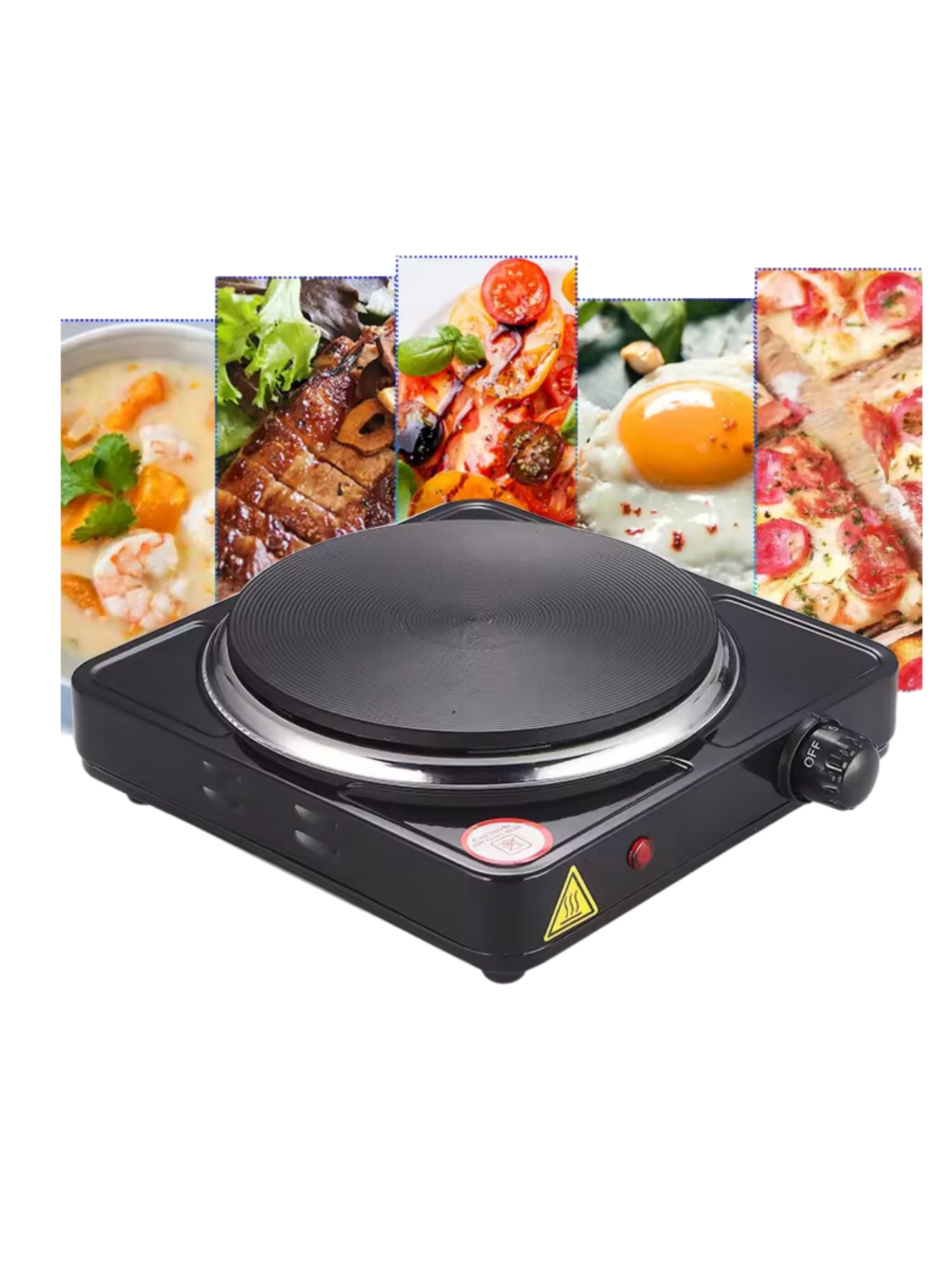 Cocina Eléctrica 1 Plato 1000w Cocinilla Portátil-3